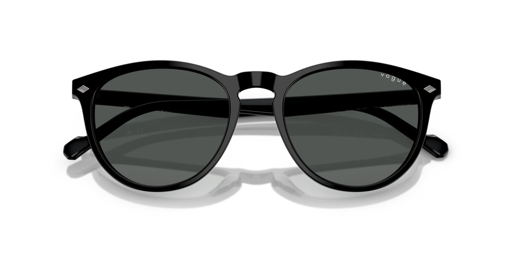 VOGUE EYEWEAR VO5599S W44/87 Occhiali da sole Acetato Nero Grigio Pantos Normale - immagine 2