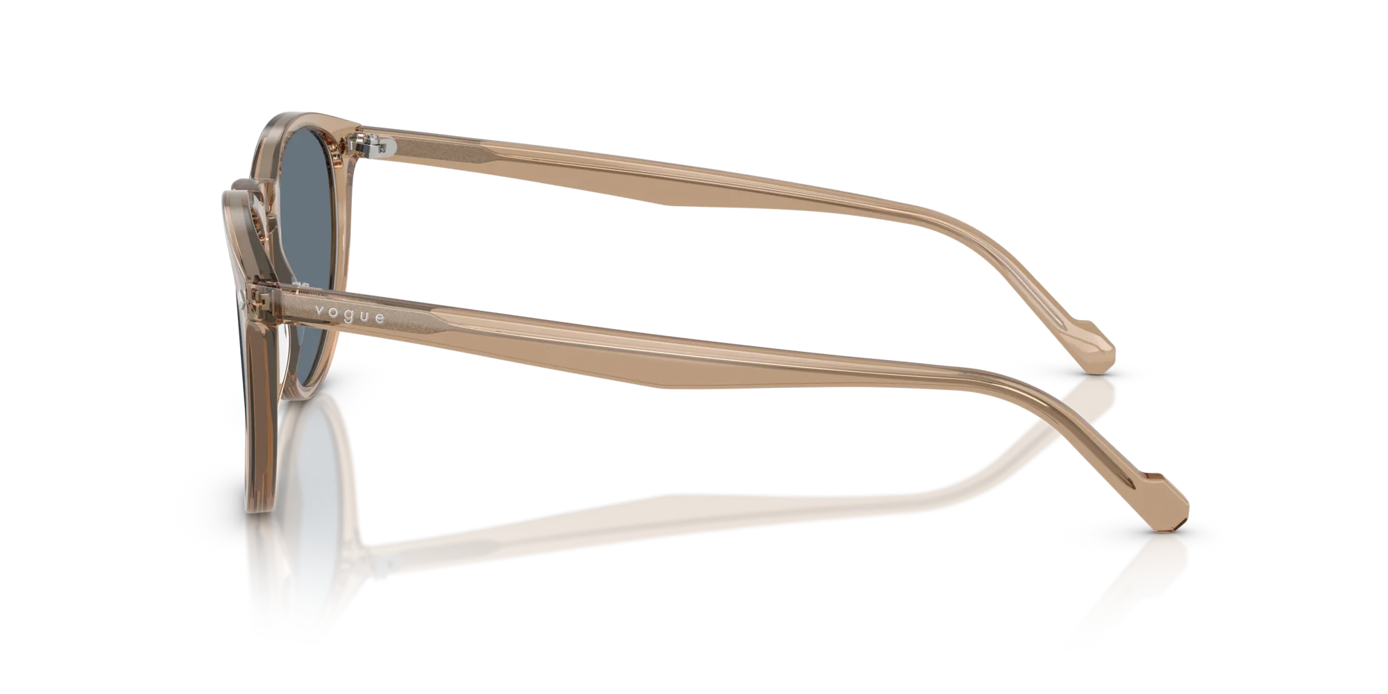 VOGUE EYEWEAR VO5599S 31894Y Occhiali da sole Acetato Marrone Blu Pantos Polarizzata - immagine 4