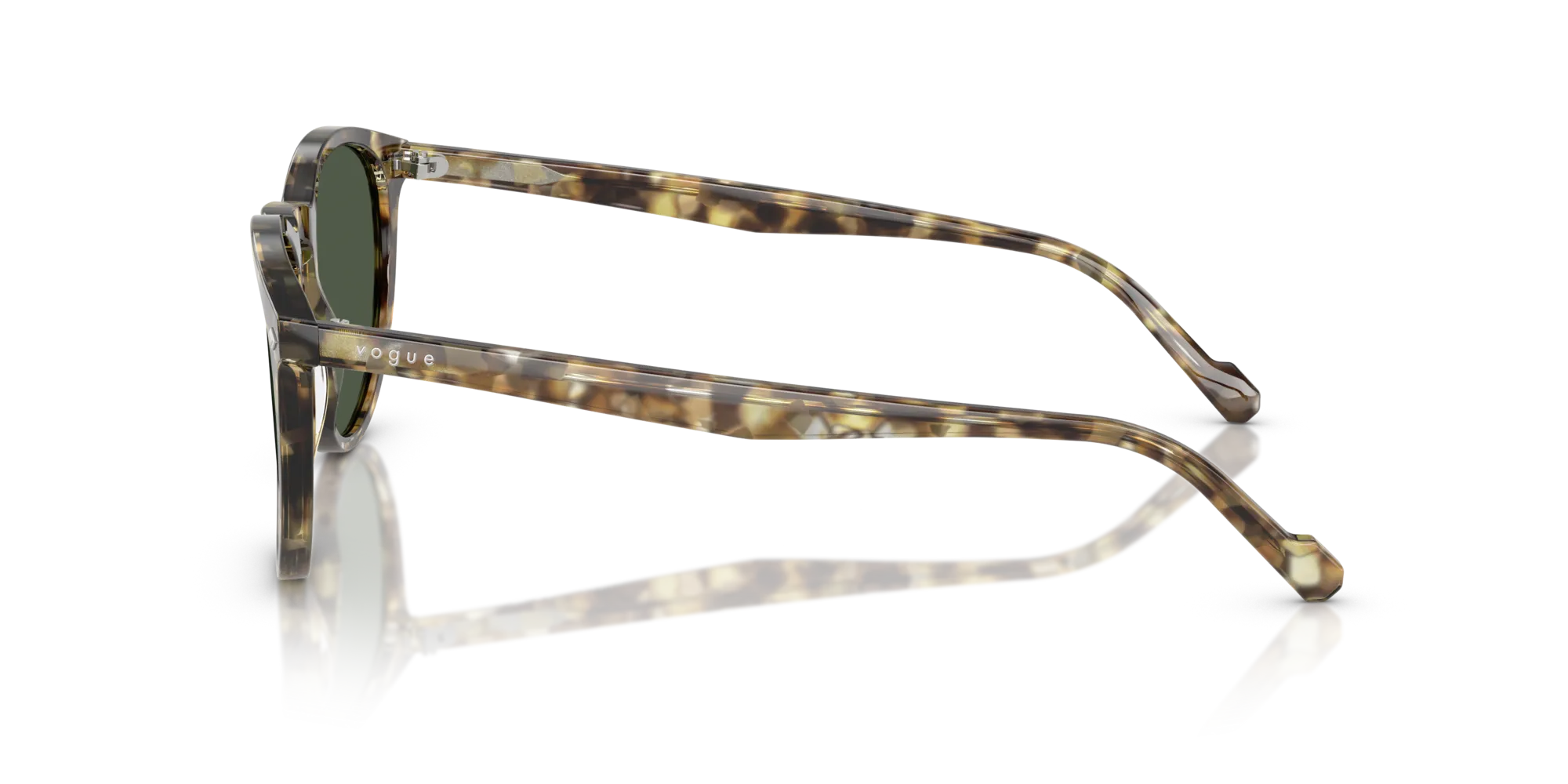 VOGUE EYEWEAR VO5599S 31869A Occhiali da sole Acetato Tartaruga Verde Pantos Polarizzata - immagine 4