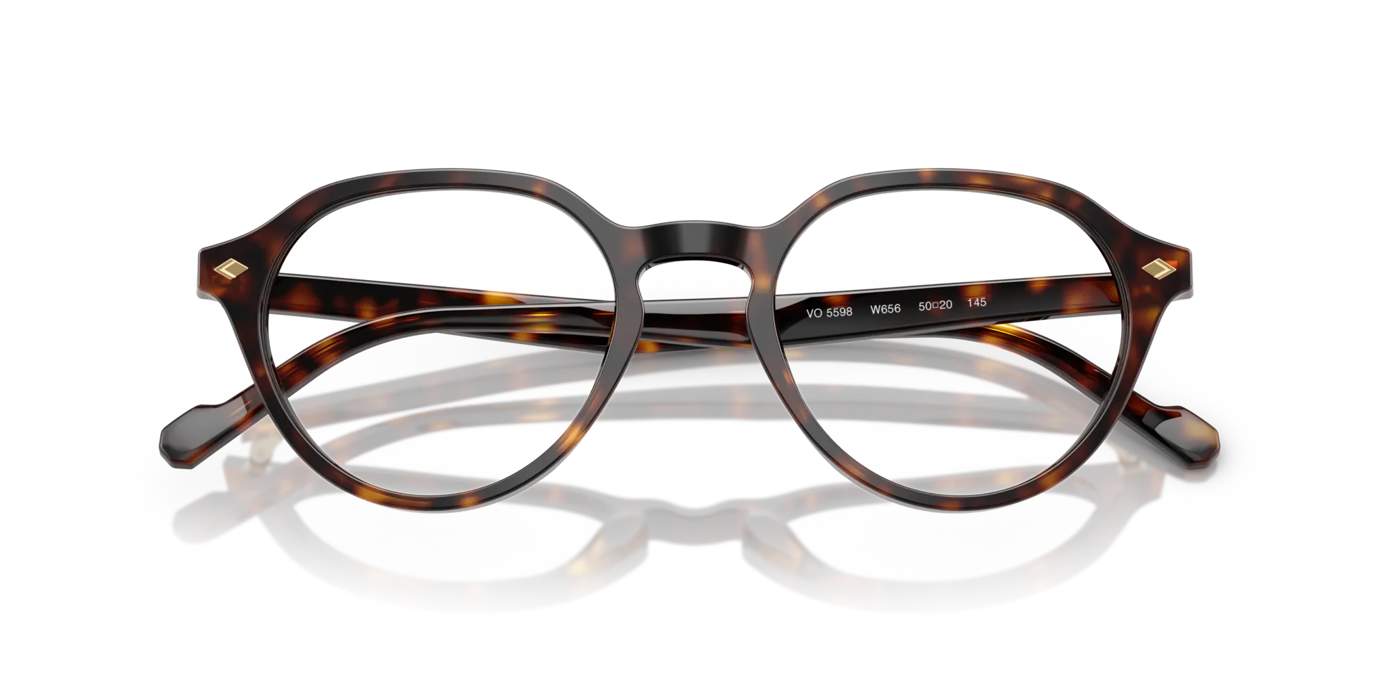 VOGUE EYEWEAR VO5598 W656 Montature da vista Acetato Marrone Pantos Normale - immagine 2