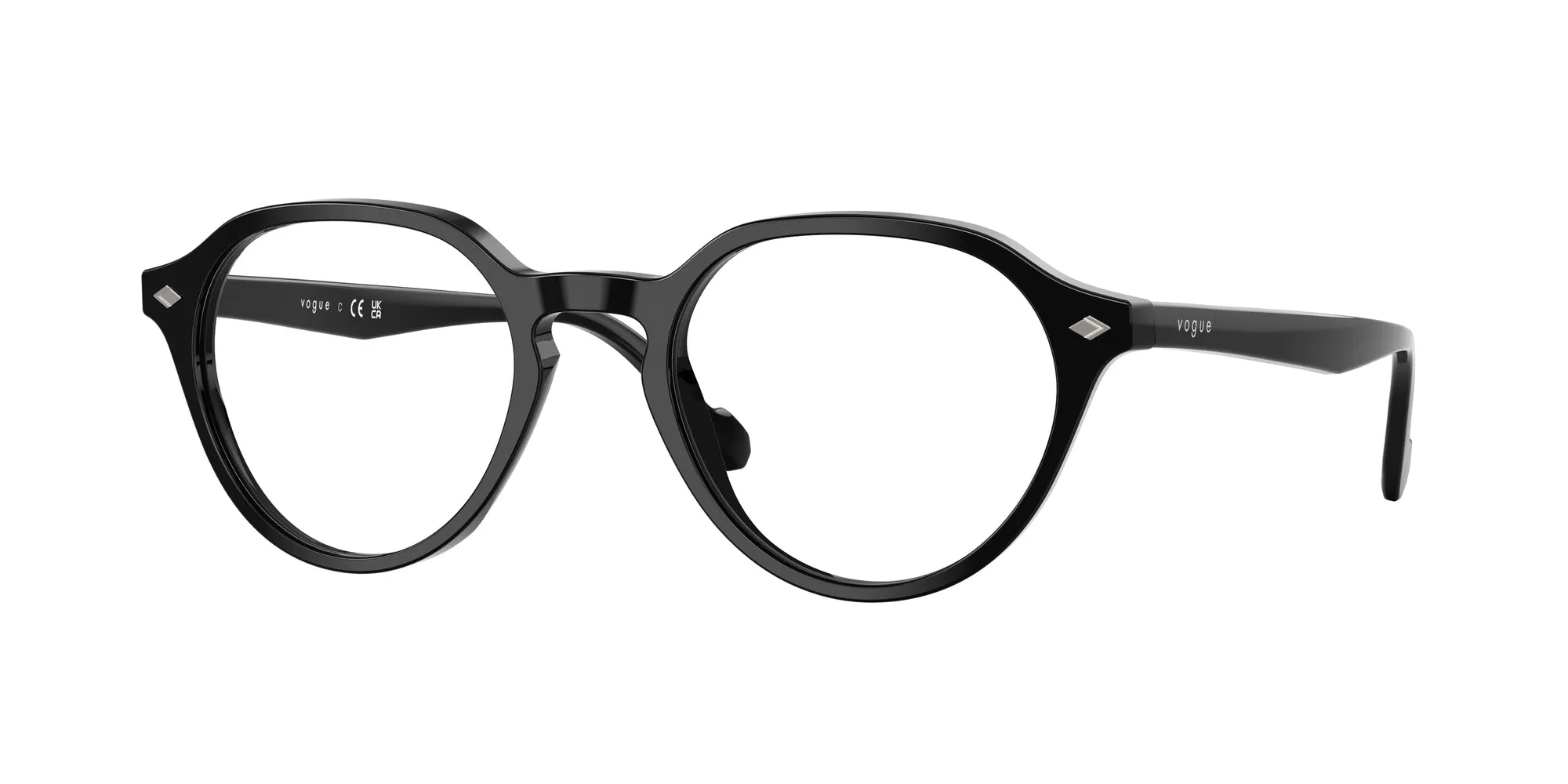 VOGUE EYEWEAR VO5598 W44 Montature da vista Acetato Nero Pantos Normale - immagine 1