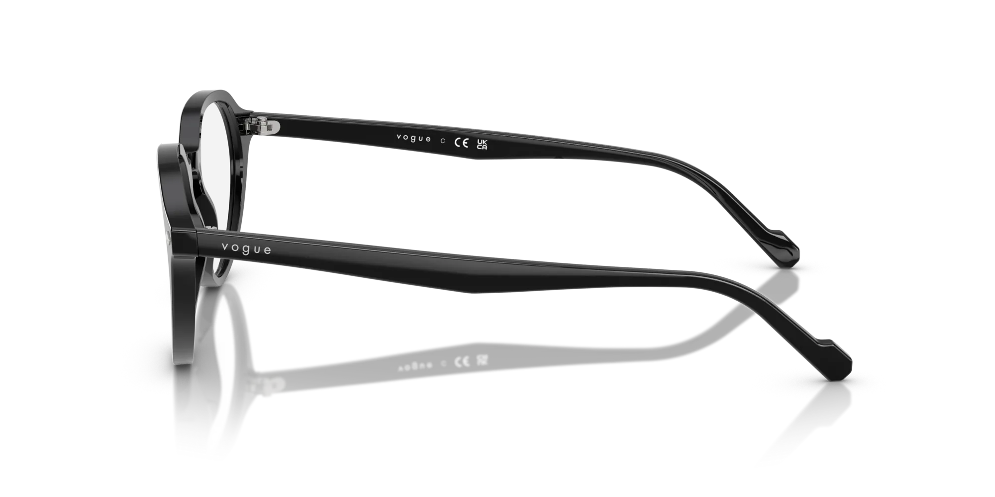 VOGUE EYEWEAR VO5598 W44 Montature da vista Acetato Nero Pantos Normale - immagine 4