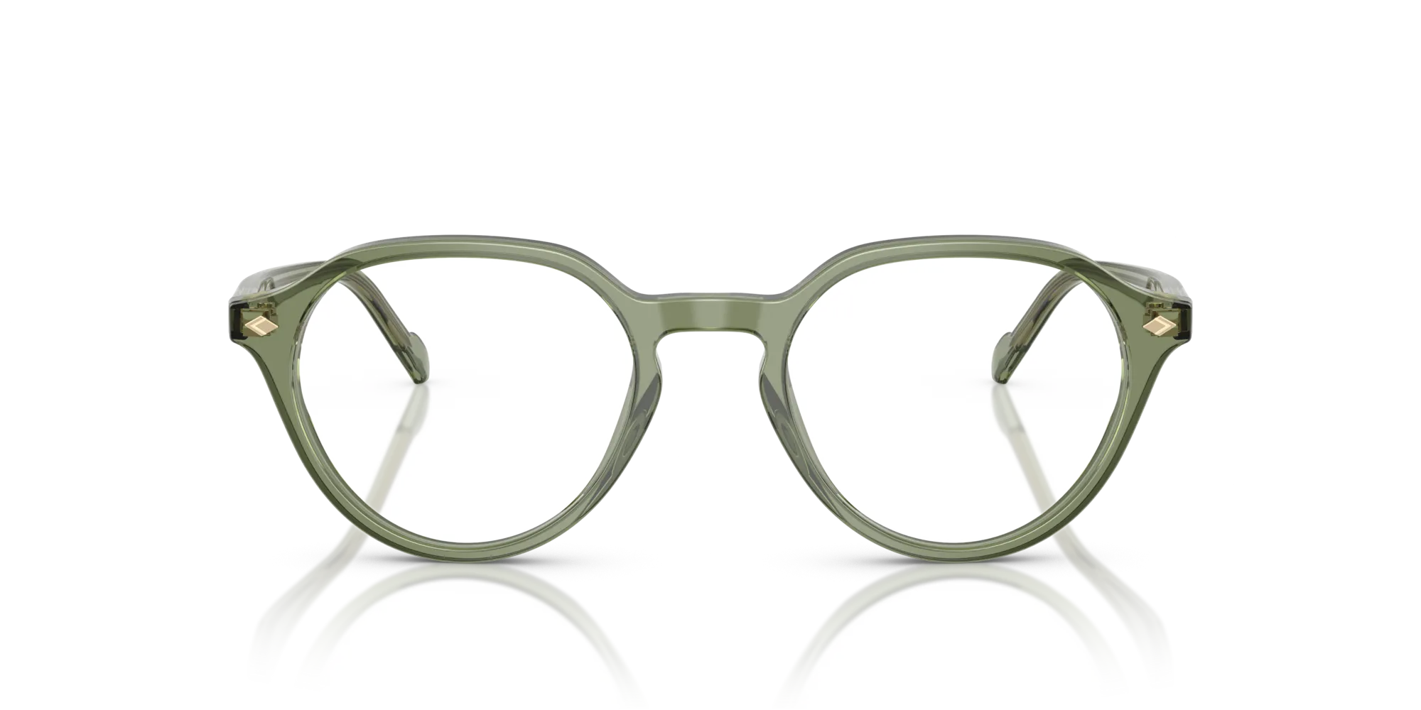 VOGUE EYEWEAR VO5598 3187 Montature da vista Acetato Verde Pantos Normale - immagine 3