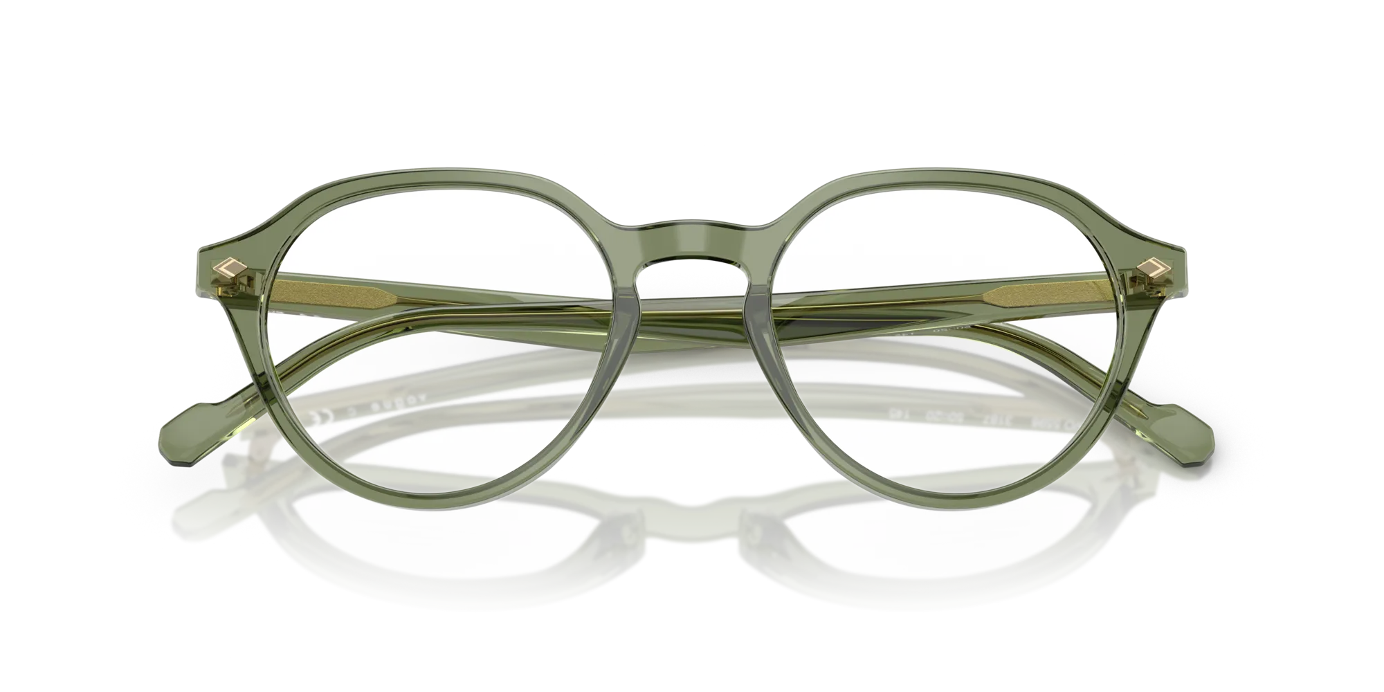 VOGUE EYEWEAR VO5598 3187 Montature da vista Acetato Verde Pantos Normale - immagine 2