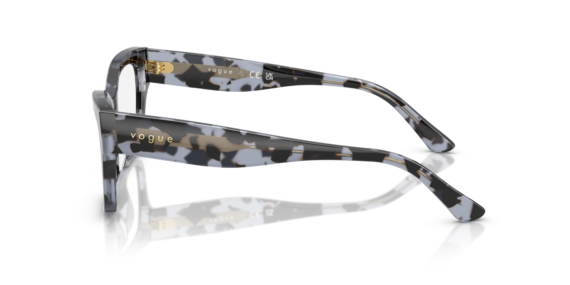 VOGUE EYEWEAR VO5523 3147 Montature da vista Acetato Blu Cat Eye Normale - immagine 4