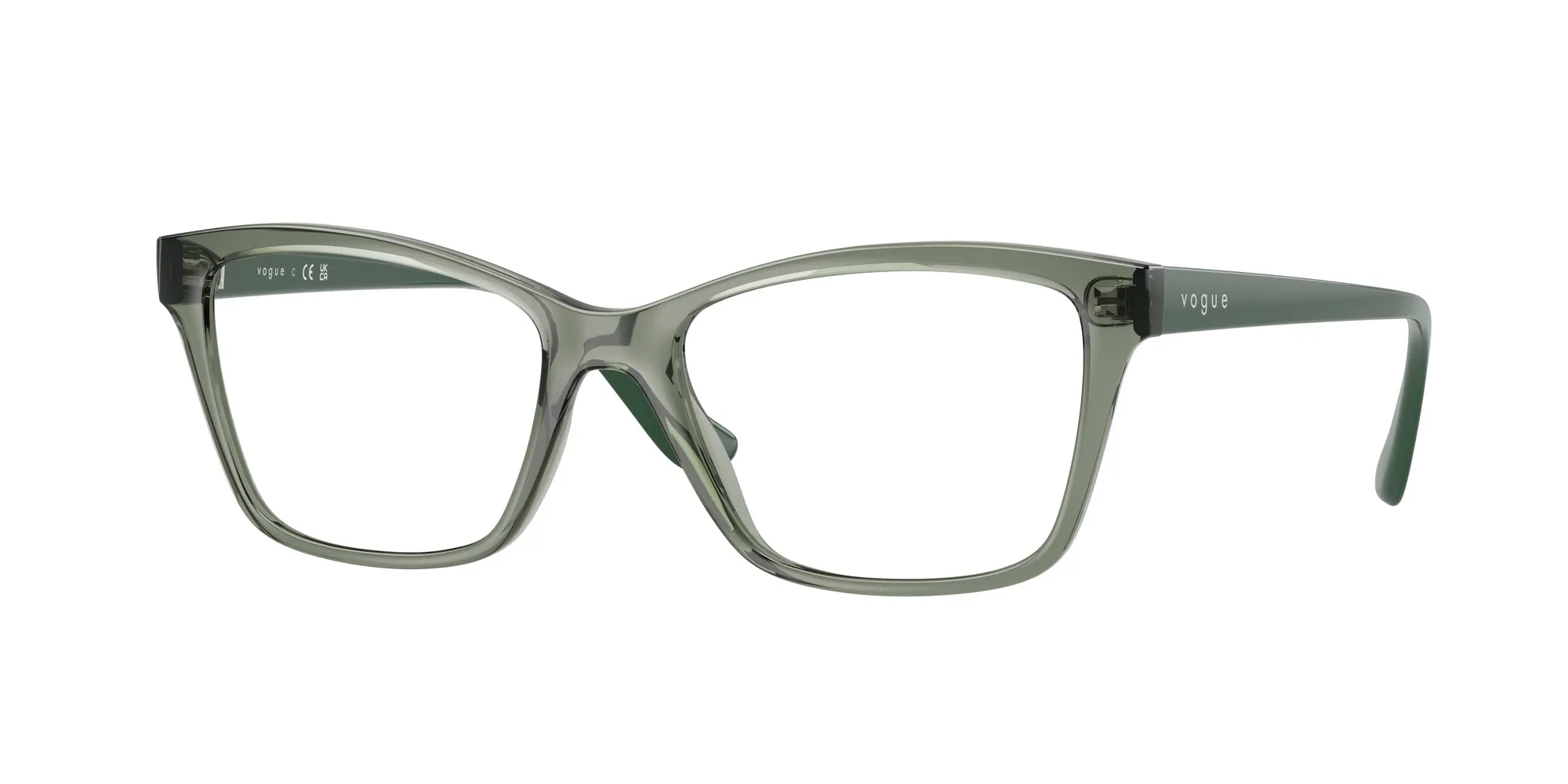 VOGUE EYEWEAR VO5420 3086 Montature da vista Iniettato Verde Pillow Normale - immagine 1