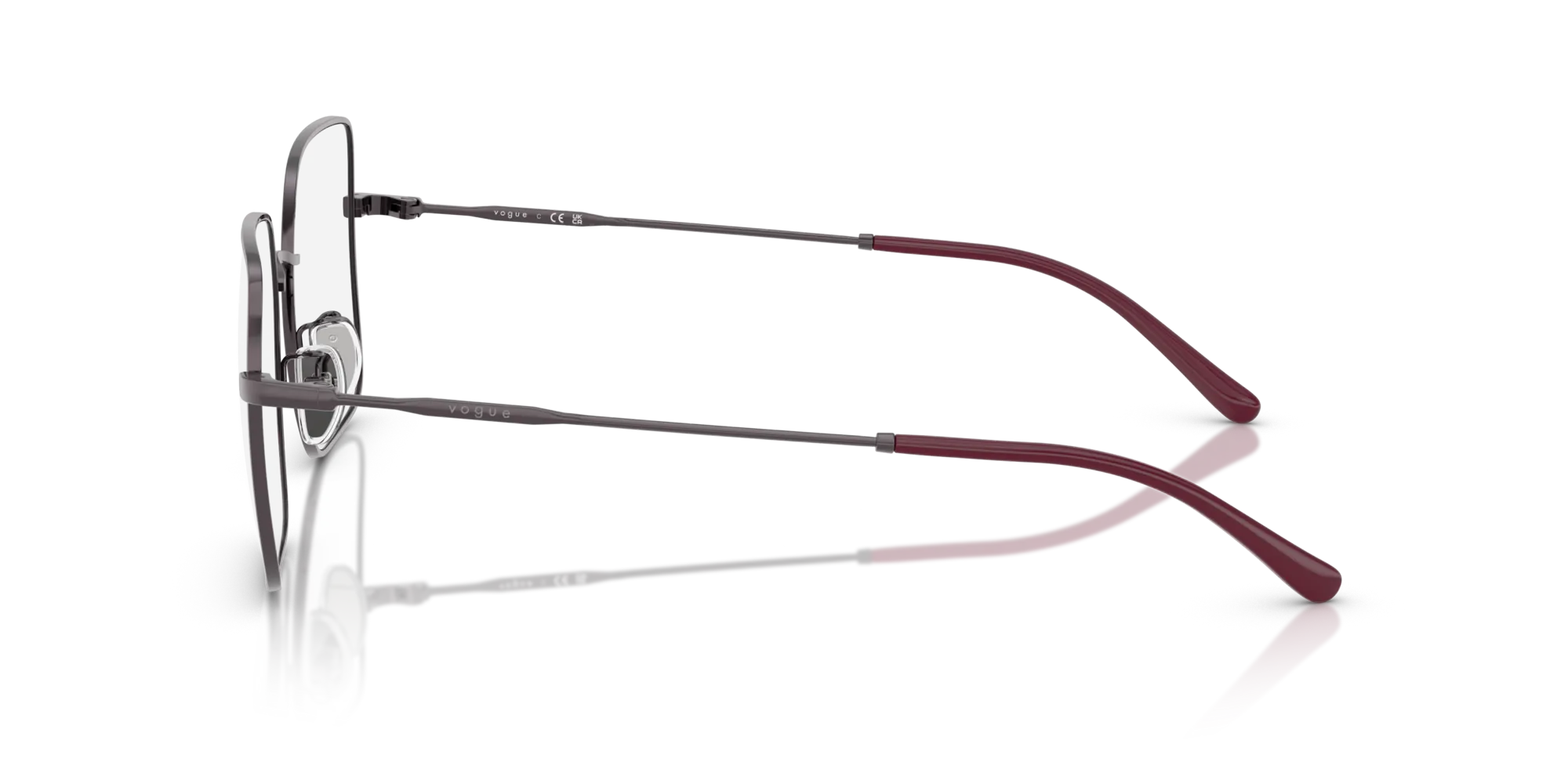 VOGUE EYEWEAR VO4328D 5149 Montature da vista Metallo Viola Squadrata Normale - immagine 4