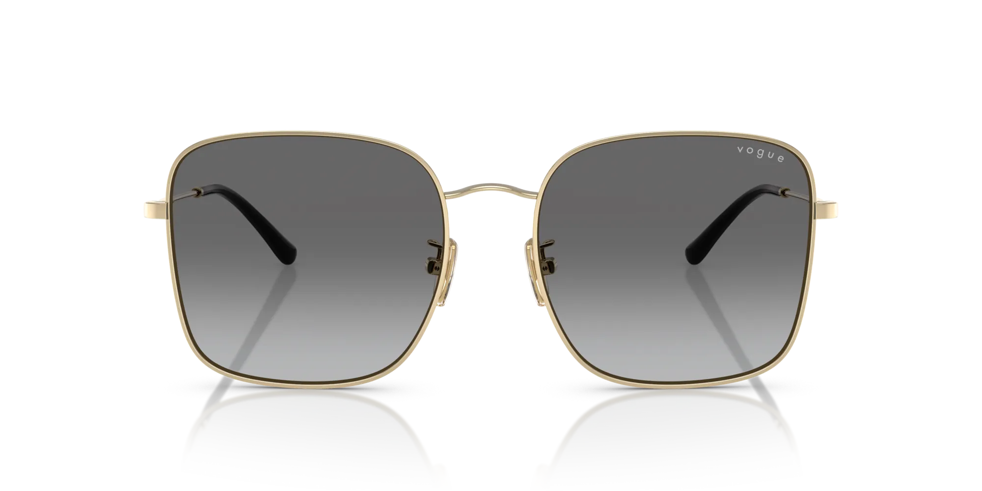 VOGUE EYEWEAR VO4327SD 848/11 Occhiali da sole Metallo Oro Grigio Squadrata Normale Sfumato - immagine 3