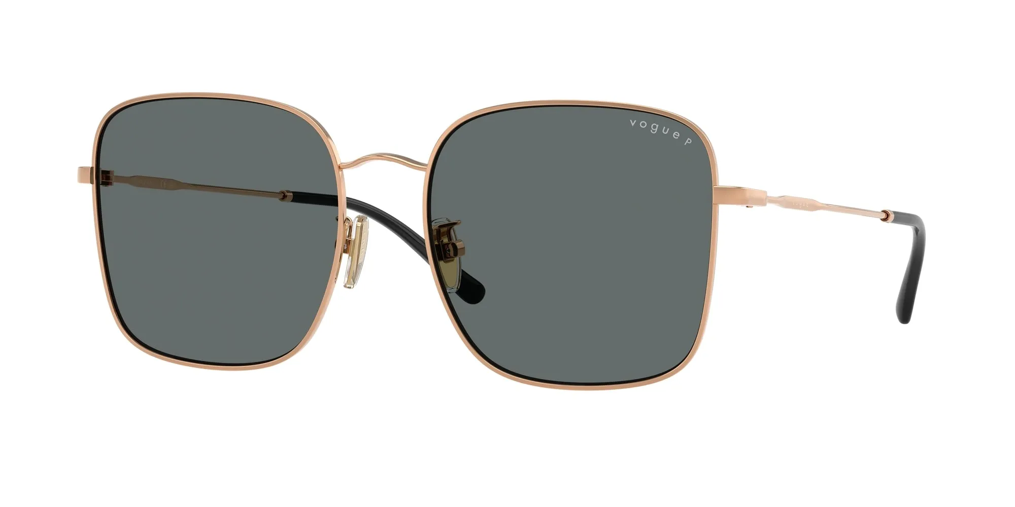 VOGUE EYEWEAR VO4327SD 515281 Occhiali da sole Metallo Oro Grigio Squadrata Polarizzata - immagine 1