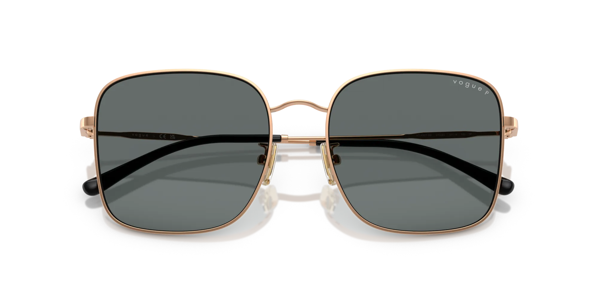 VOGUE EYEWEAR VO4327SD 515281 Occhiali da sole Metallo Oro Grigio Squadrata Polarizzata - immagine 2