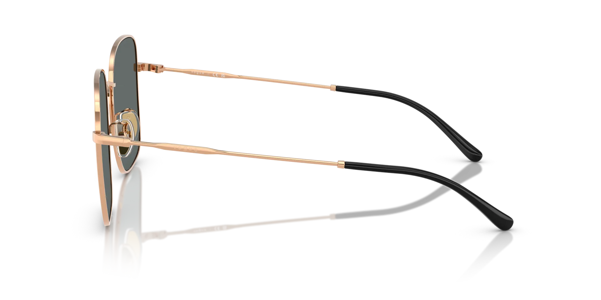 VOGUE EYEWEAR VO4327SD 515281 Occhiali da sole Metallo Oro Grigio Squadrata Polarizzata - immagine 4
