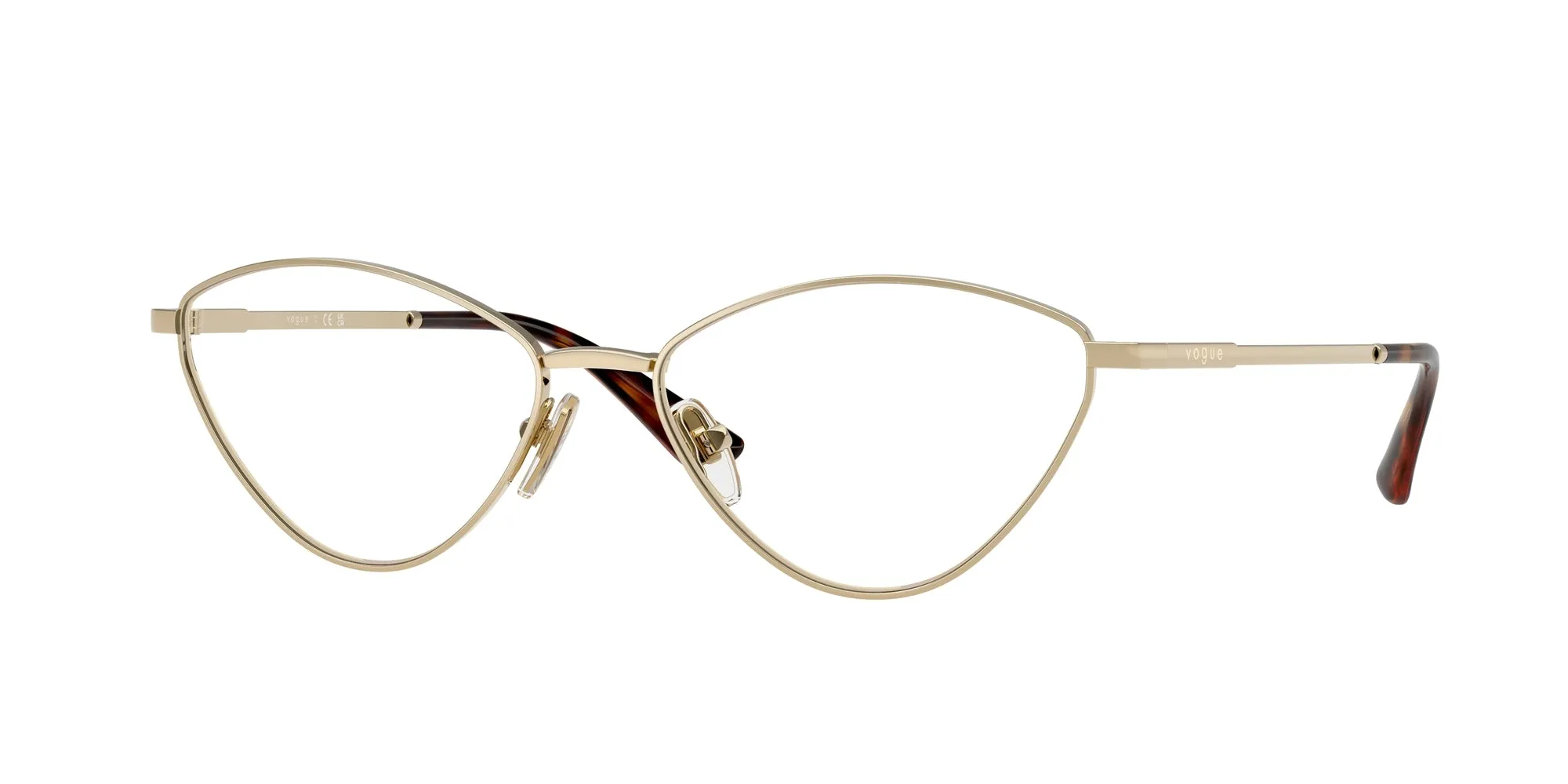 VOGUE EYEWEAR VO4325 848 Montature da vista Metallo Oro Geometrica Normale - immagine 1