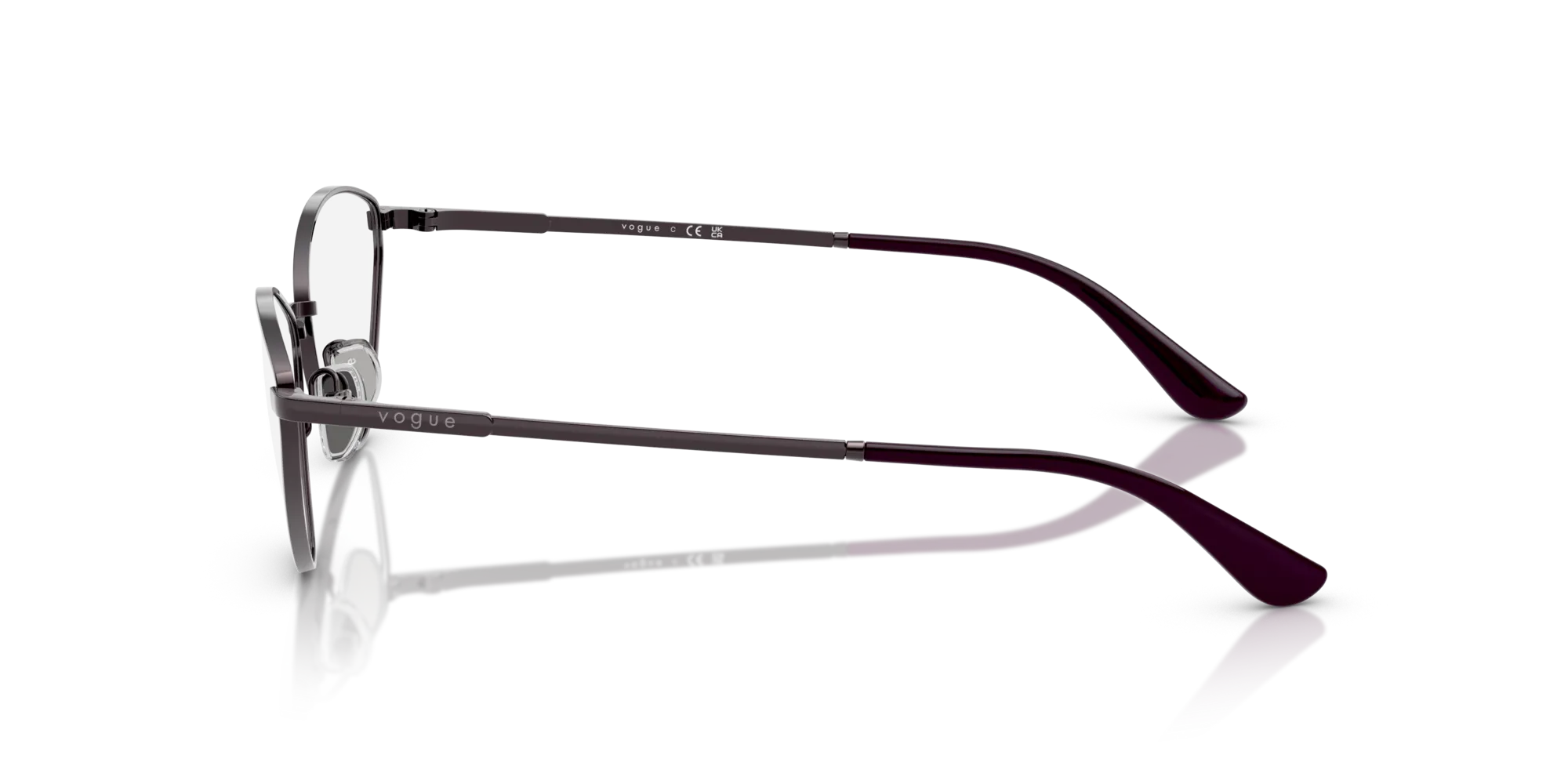 VOGUE EYEWEAR VO4325 5149 Montature da vista Metallo Viola Geometrica Normale - immagine 4