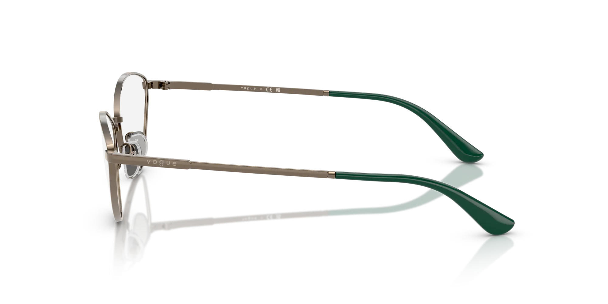 VOGUE EYEWEAR VO4325 5138 Montature da vista Metallo Marrone Geometrica Normale - immagine 4