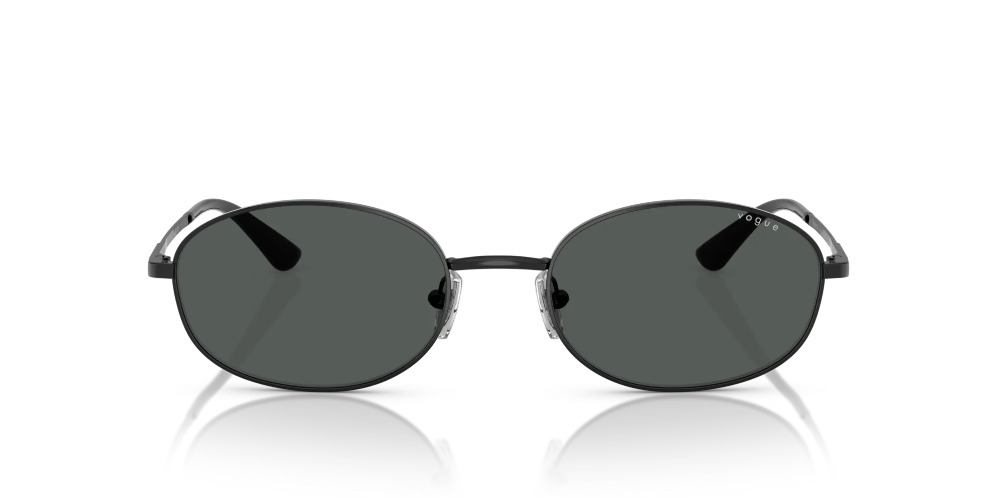 VOGUE EYEWEAR VO4323S 352/87 Occhiali da sole Metallo Nero Grigio Rotonda Normale - immagine 3