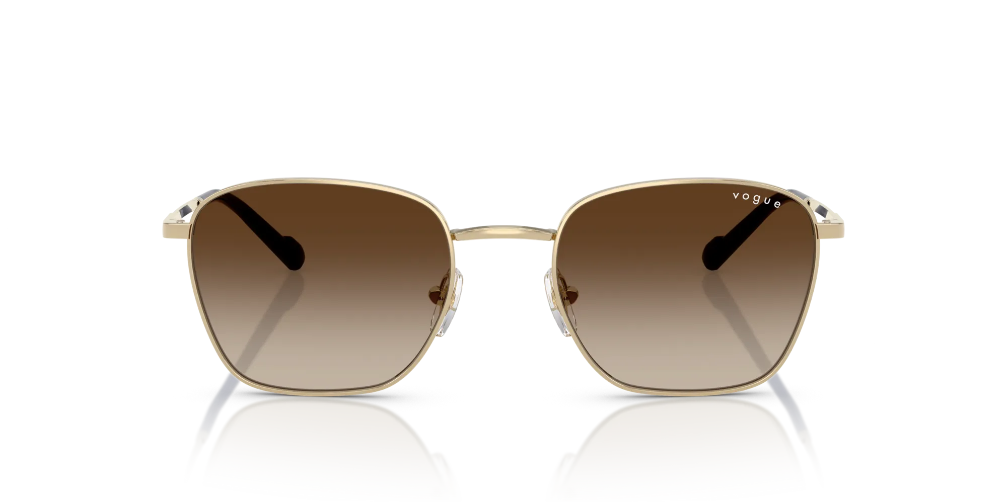 VOGUE EYEWEAR VO4322S 848/13 Occhiali da sole Metallo Oro Marrone Pillow Normale Sfumato - immagine 3