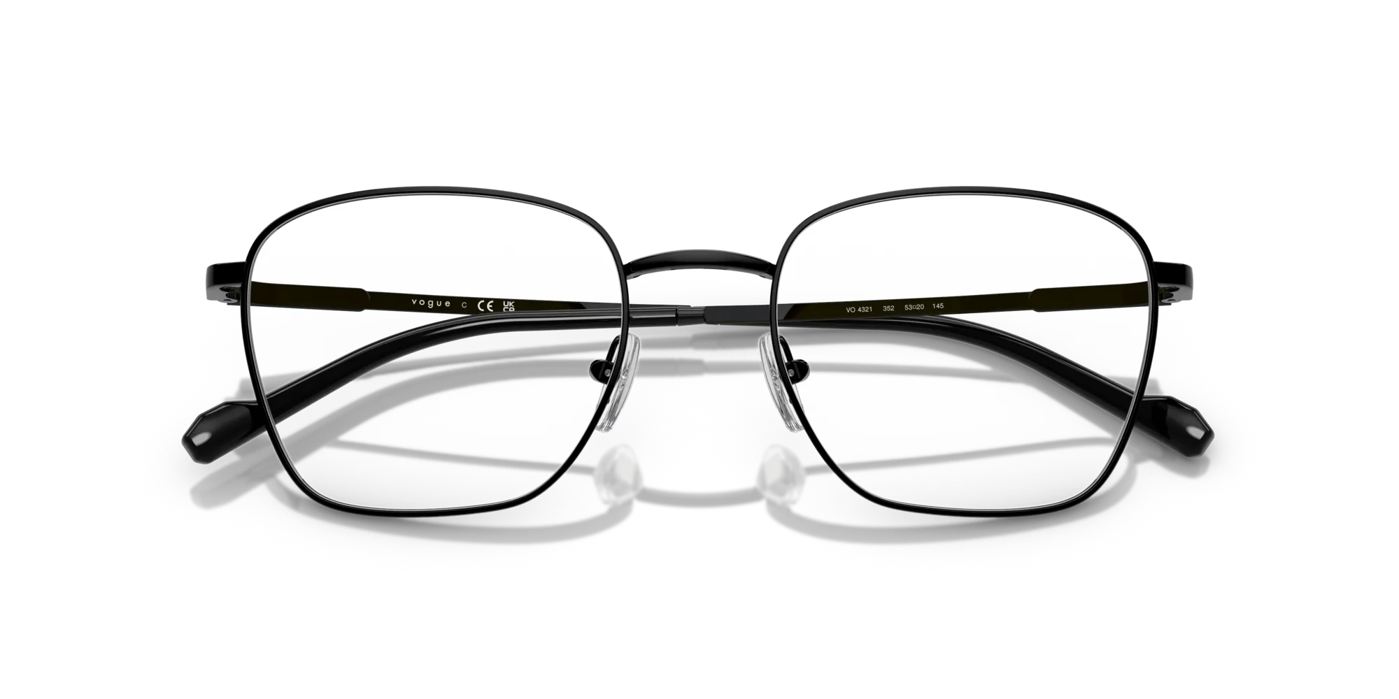 VOGUE EYEWEAR VO4321 352 Montature da vista Metallo Nero Pillow Normale - immagine 2