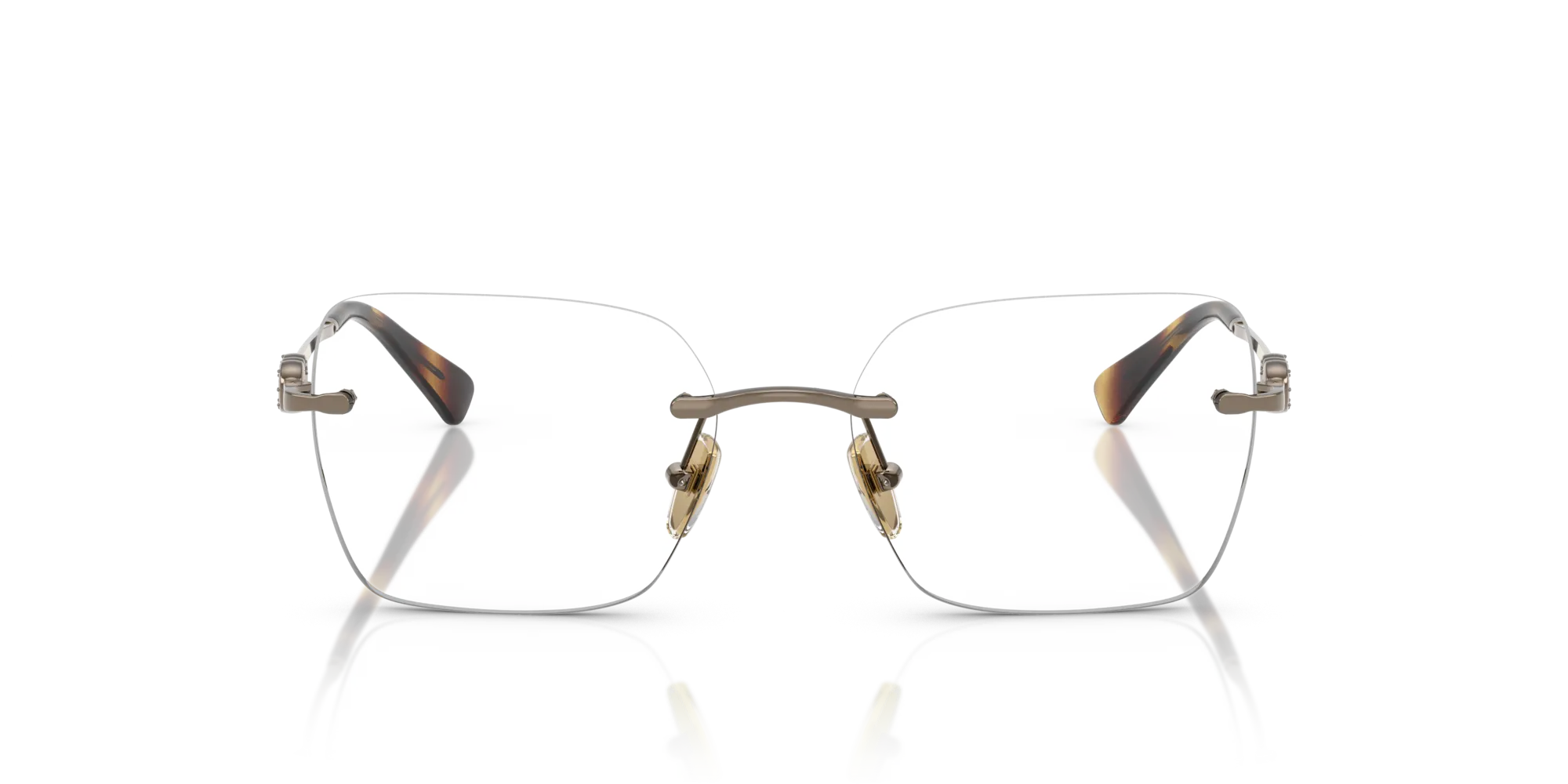 VOGUE EYEWEAR VO4320B 5138 Montature da vista Metallo Marrone Squadrata Normale - immagine 3