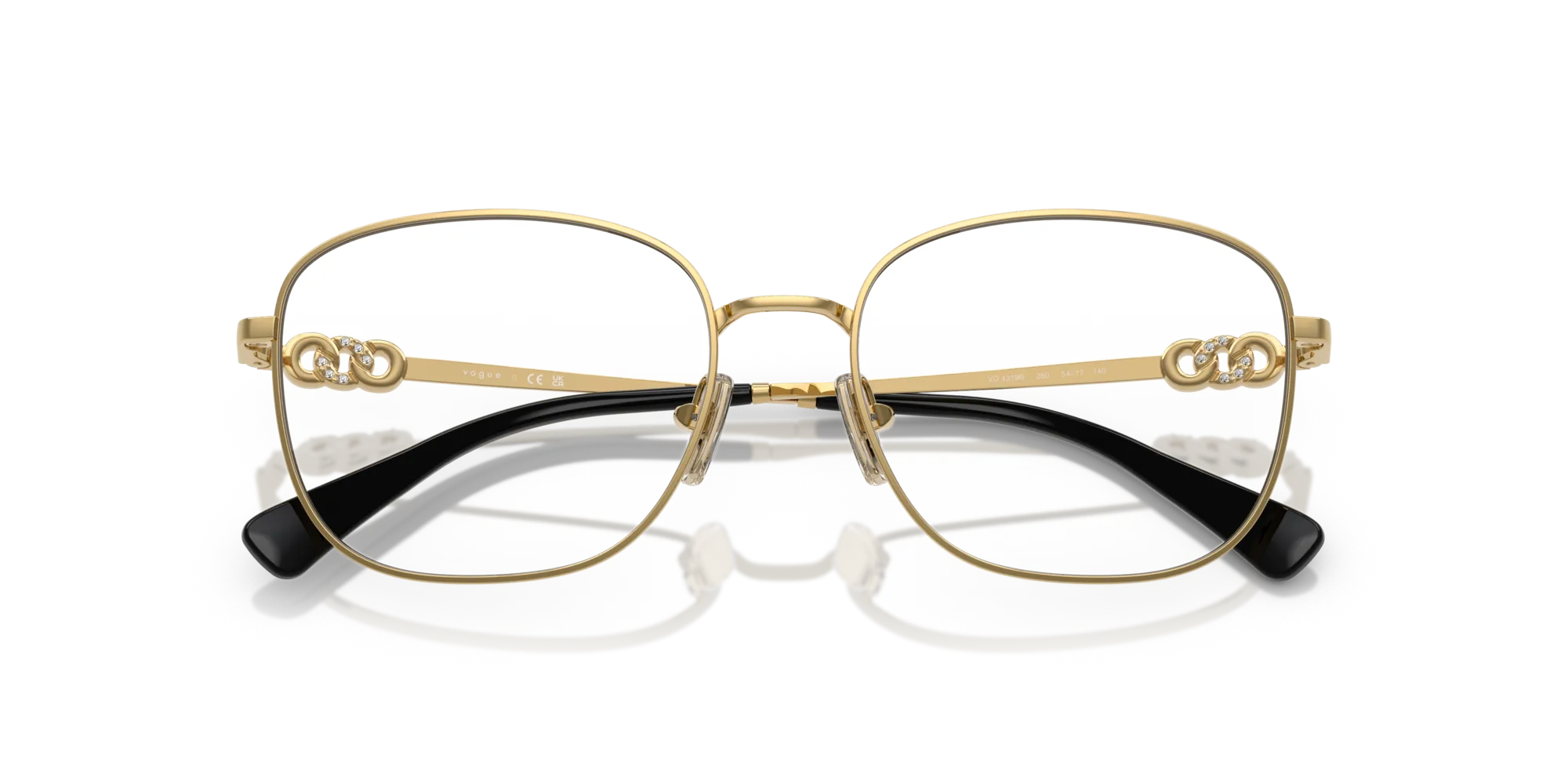 VOGUE EYEWEAR VO4319B 280 Montature da vista Metallo Oro Squadrata Normale - immagine 2