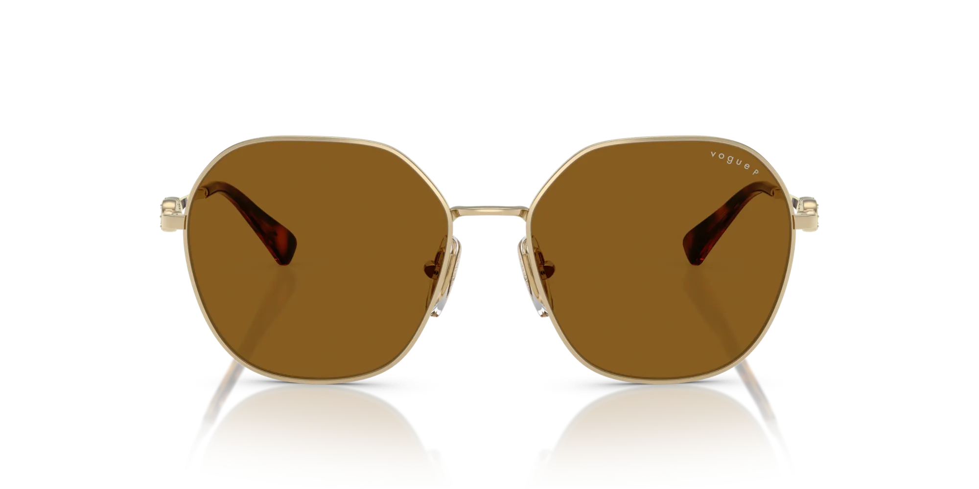 VOGUE EYEWEAR VO4318SB 848/83 Occhiali da sole Metallo Oro Marrone Geometrica Polarizzata - immagine 3
