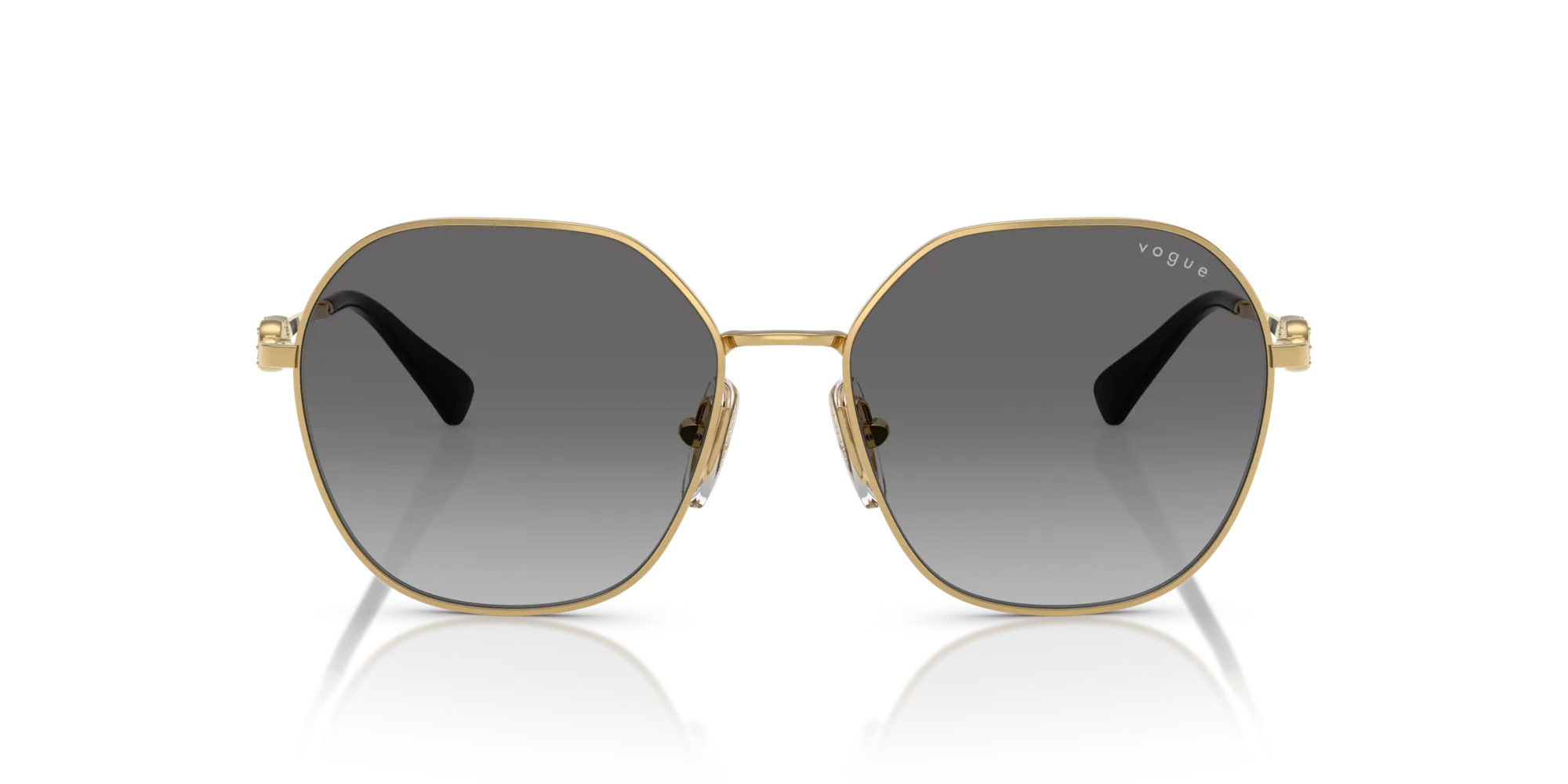 VOGUE EYEWEAR VO4318SB 280/11 Occhiali da sole Metallo Oro Grigio Geometrica Normale Sfumato - immagine 3