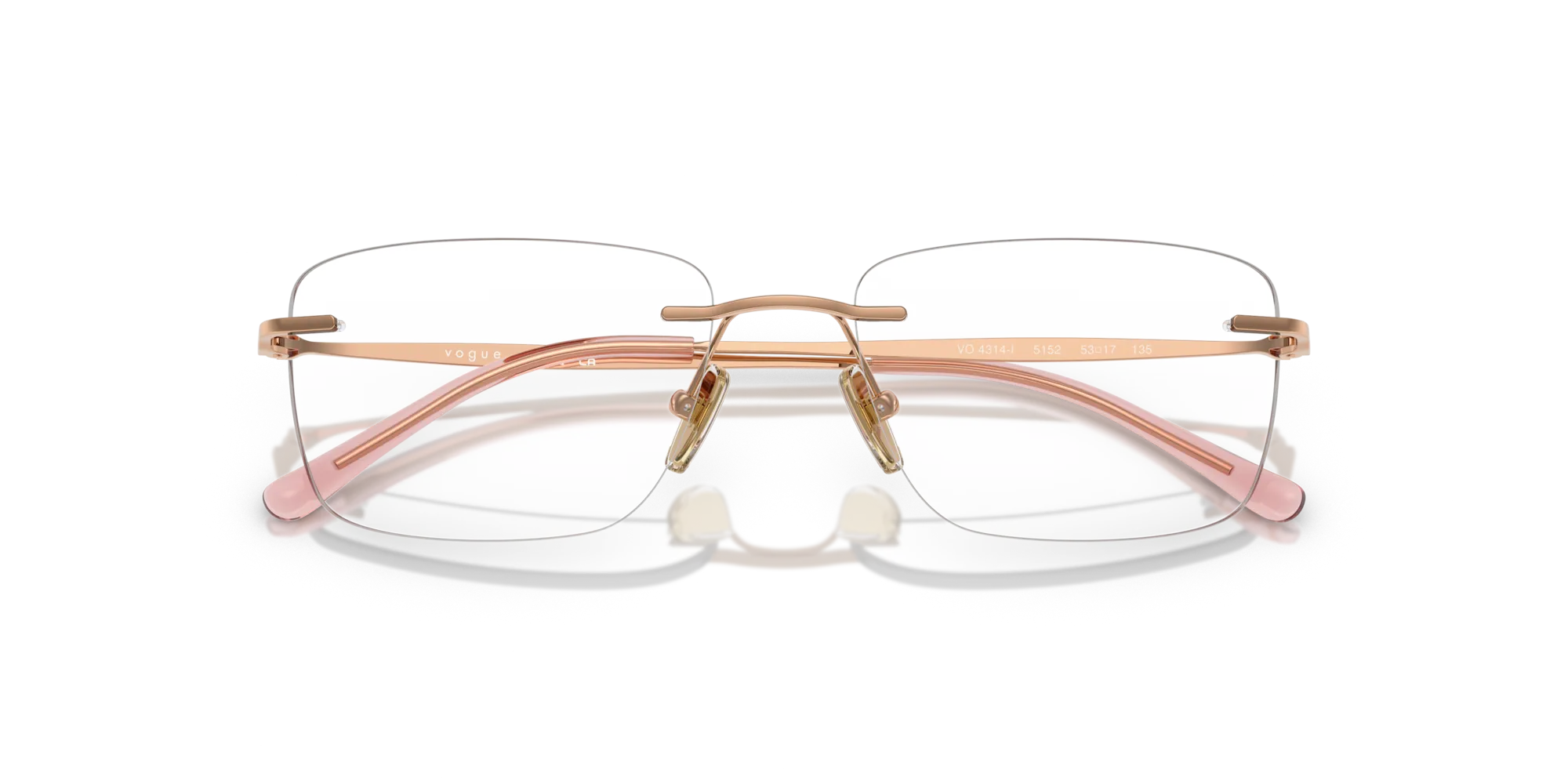 VOGUE EYEWEAR VO4314I 5152 Montature da vista Metallo Oro Pillow Normale - immagine 2