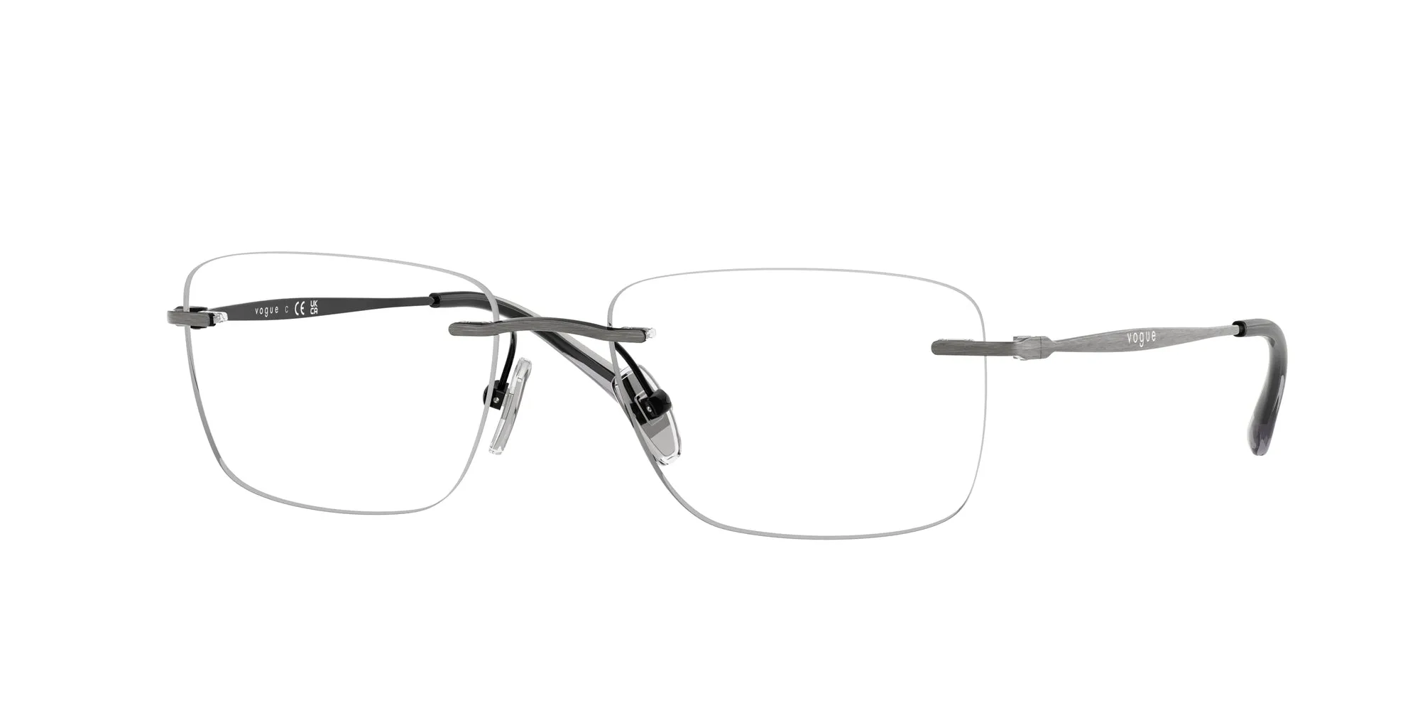 VOGUE EYEWEAR VO4314I 5136 Montature da vista Metallo Argento Pillow Normale - immagine 1