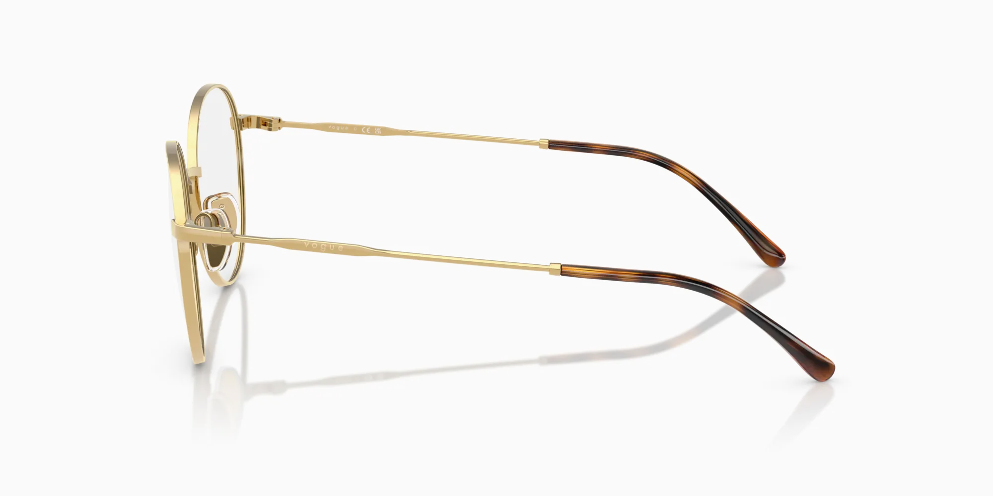 VOGUE EYEWEAR VO4280 5042 Montature da vista Metallo Oro Pantos Normale - immagine 4
