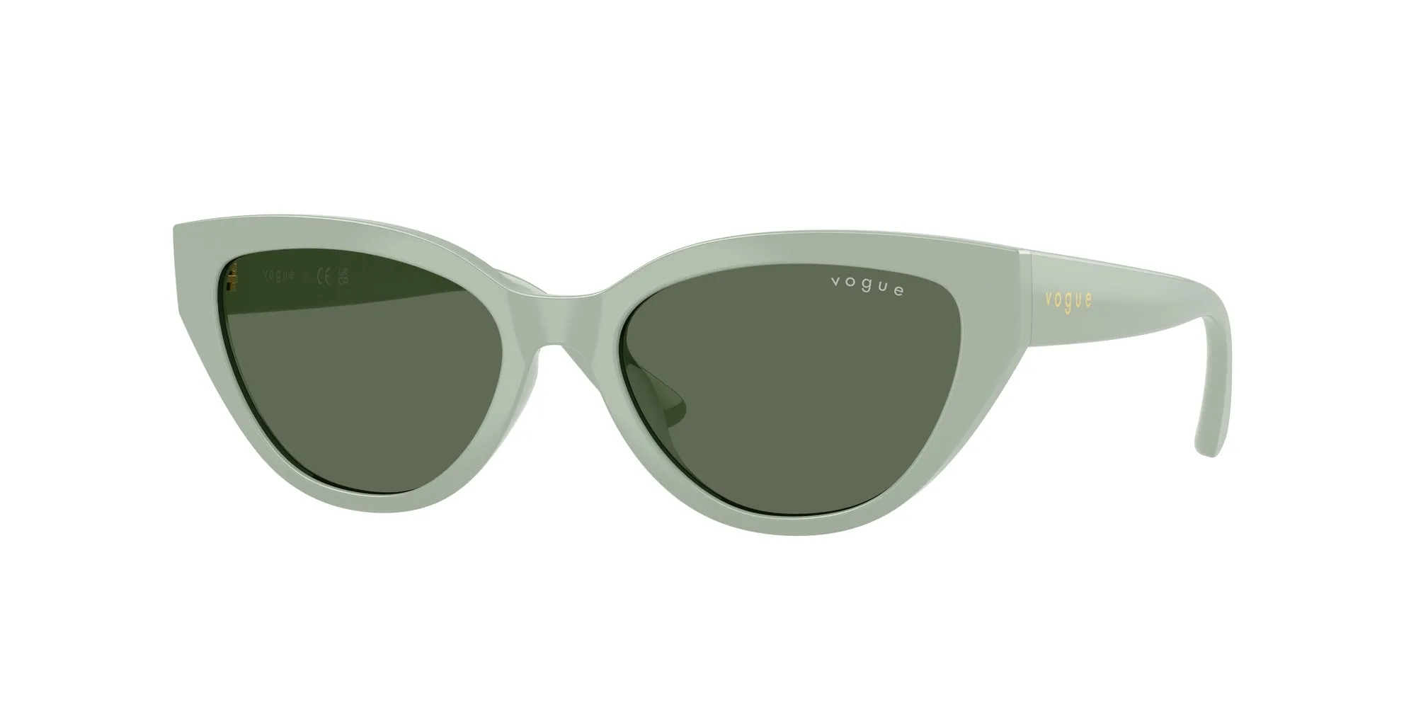 VOGUE EYEWEAR VJ2026 318371 Occhiali da sole Nylon Verde Verde Farfalla Normale - immagine 1