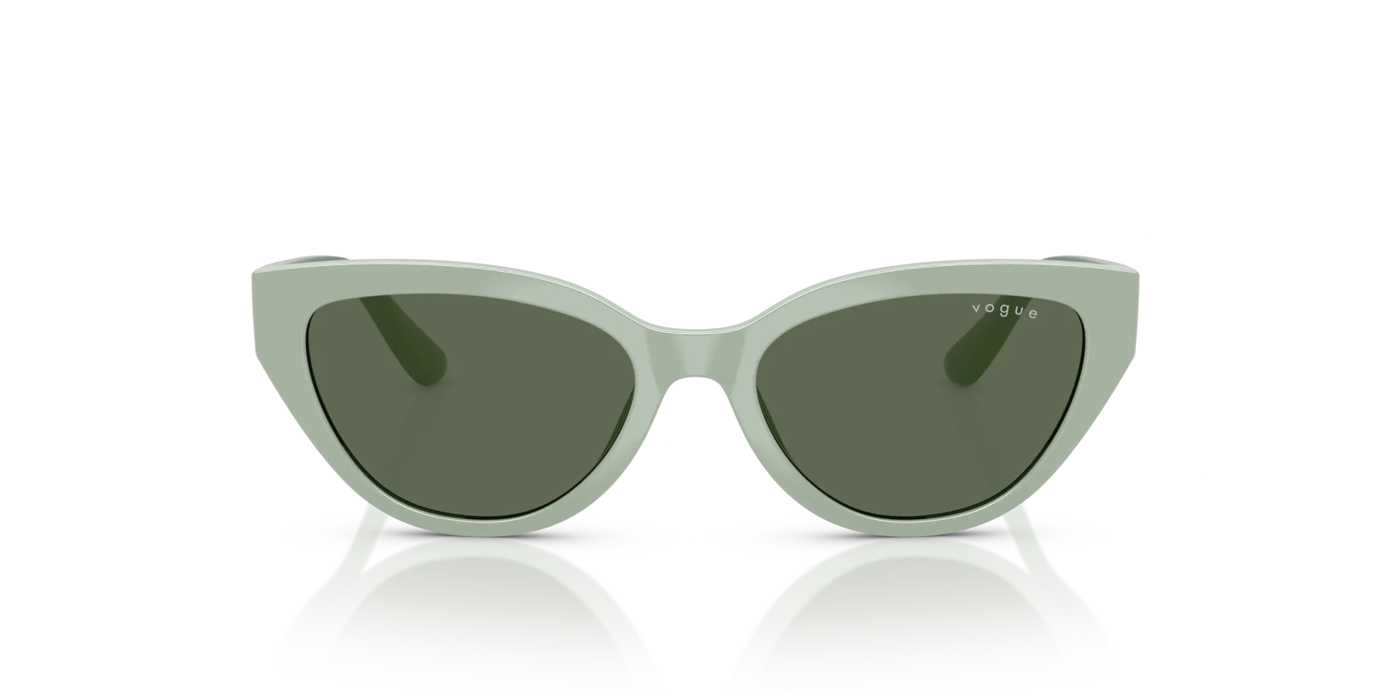 VOGUE EYEWEAR VJ2026 318371 Occhiali da sole Nylon Verde Verde Farfalla Normale - immagine 3