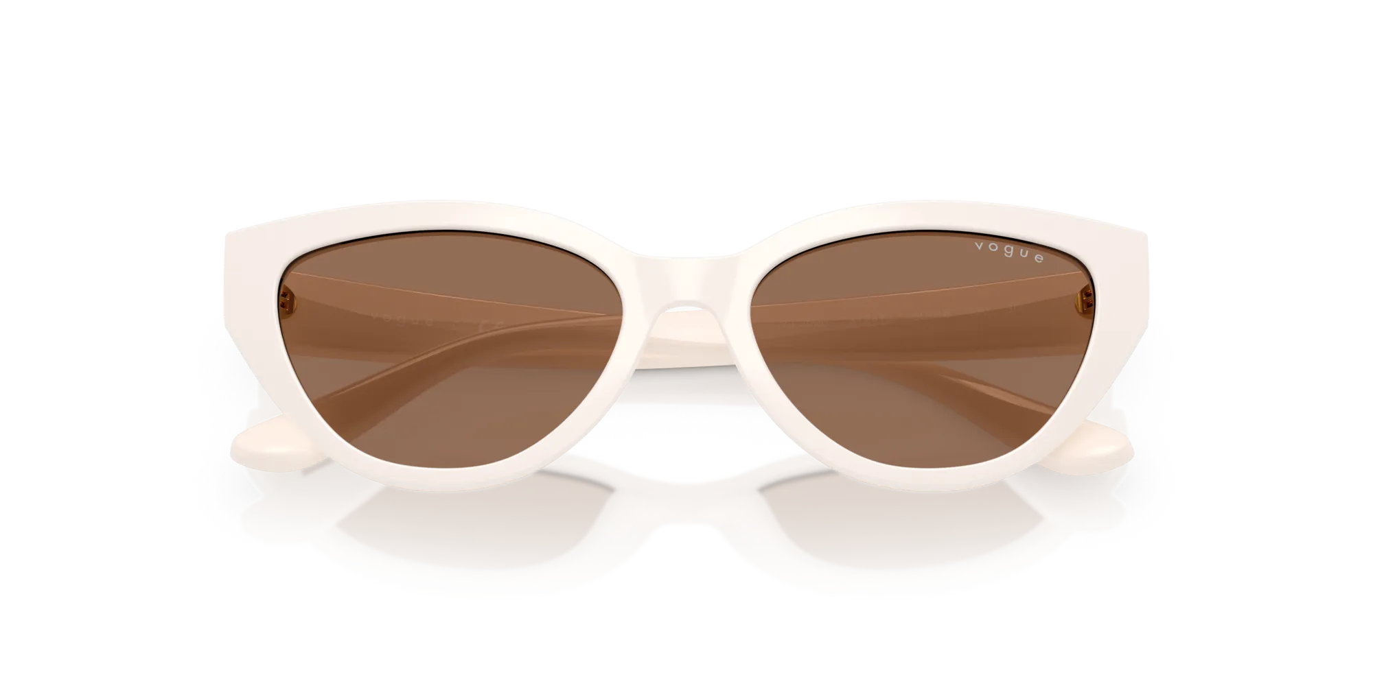 VOGUE EYEWEAR VJ2026 312473 Occhiali da sole bambino Nylon Beige Marrone Farfalla Normale - immagine 2