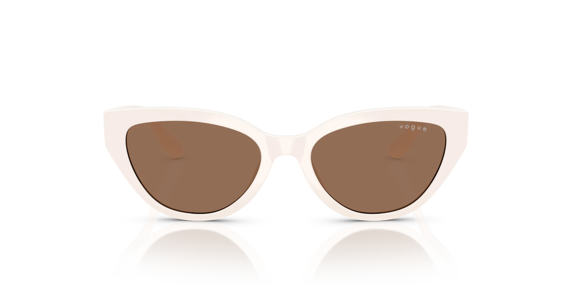 VOGUE EYEWEAR VJ2026 312473 Occhiali da sole bambino Nylon Beige Marrone Farfalla Normale - immagine 3
