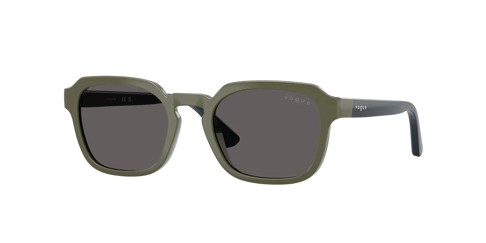 VOGUE EYEWEAR VJ2025 318587 Occhiali da sole bambino Nylon Verde Grigio Geometrica Normale - immagine 1