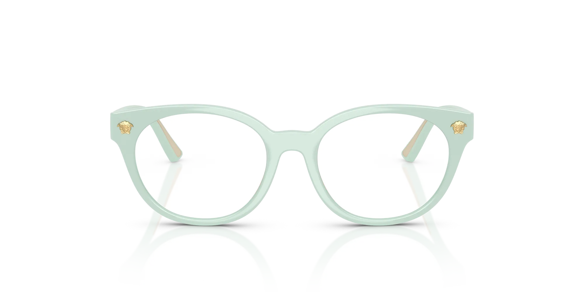 Versace VK3009U 5505 Montature da vista Iniettato Blu Rotonda Normale - immagine 3
