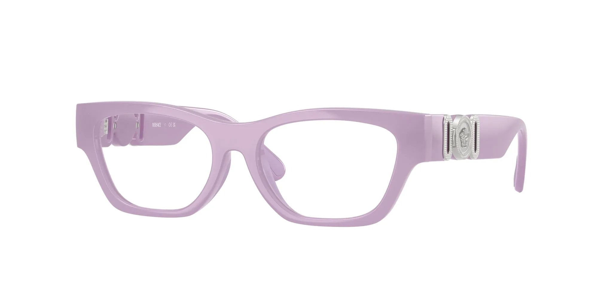 Versace VK3008U 5506 Montature da vista Iniettato Viola Rotonda Normale - immagine 1