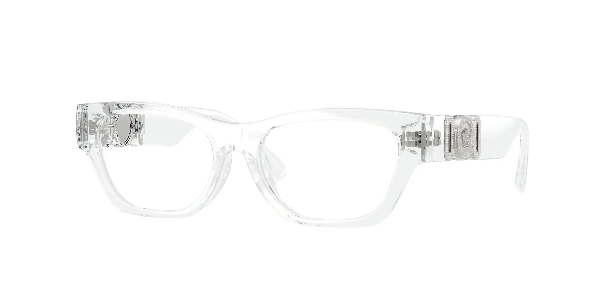 Versace VK3008U 148 Montature da vista Iniettato Trasparente Rotonda Normale - immagine 1