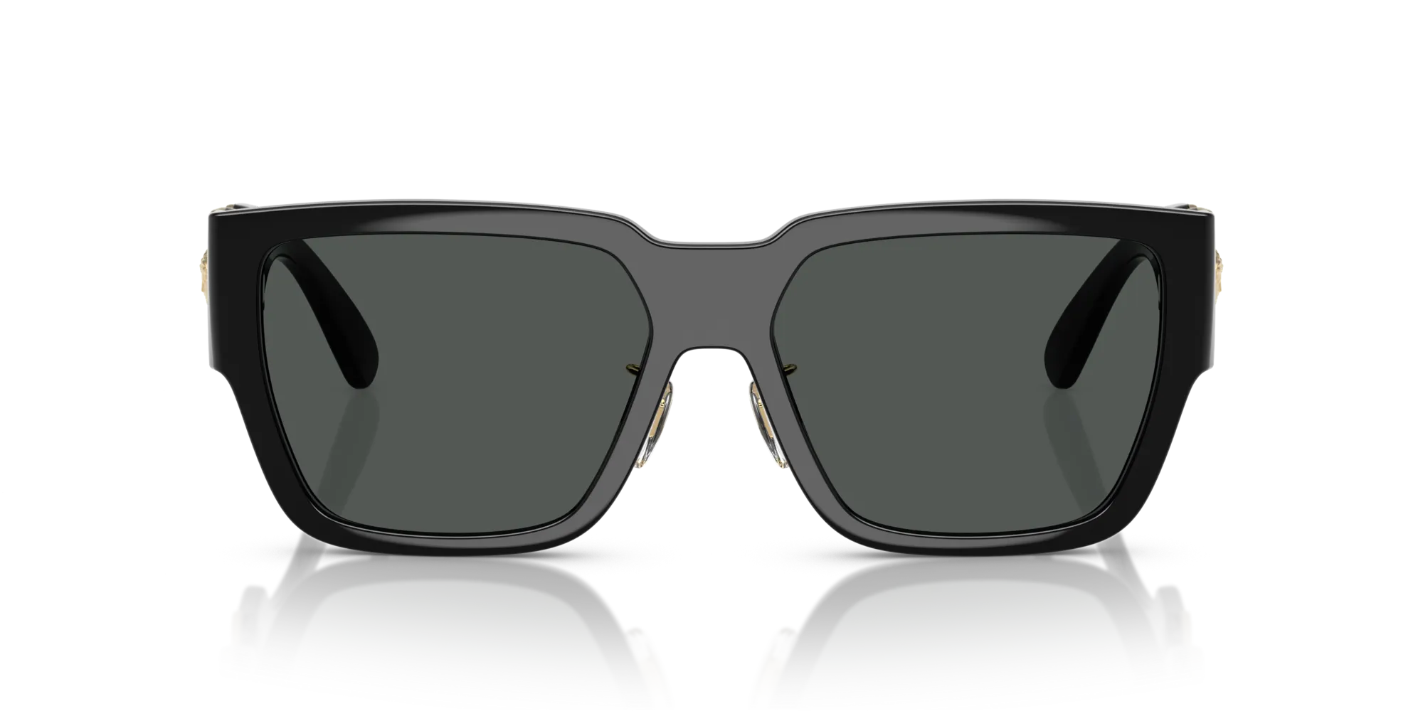 Versace VE4483D GB1/87 Occhiali da sole Iniettato Nero Grigio Squadrata Normale - immagine 3