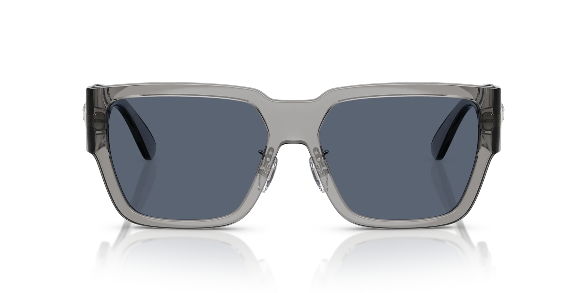 Versace VE4483D 593/87 Occhiali da sole Iniettato Grigio Grigio Squadrata Normale - immagine 3