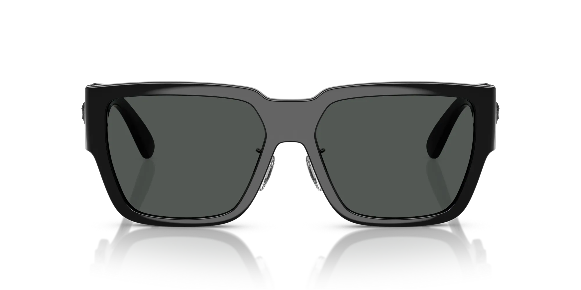 Versace VE4483D 536087 Occhiali da sole Iniettato Nero Grigio Squadrata Normale - immagine 3