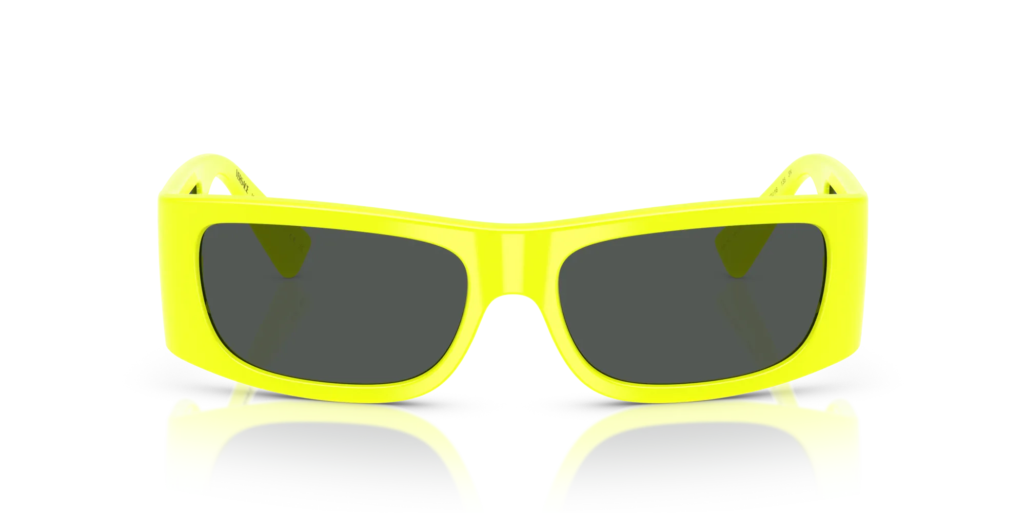 Versace VE4482 544987 Occhiali da sole Iniettato Giallo Grigio Squadrata Normale - immagine 3