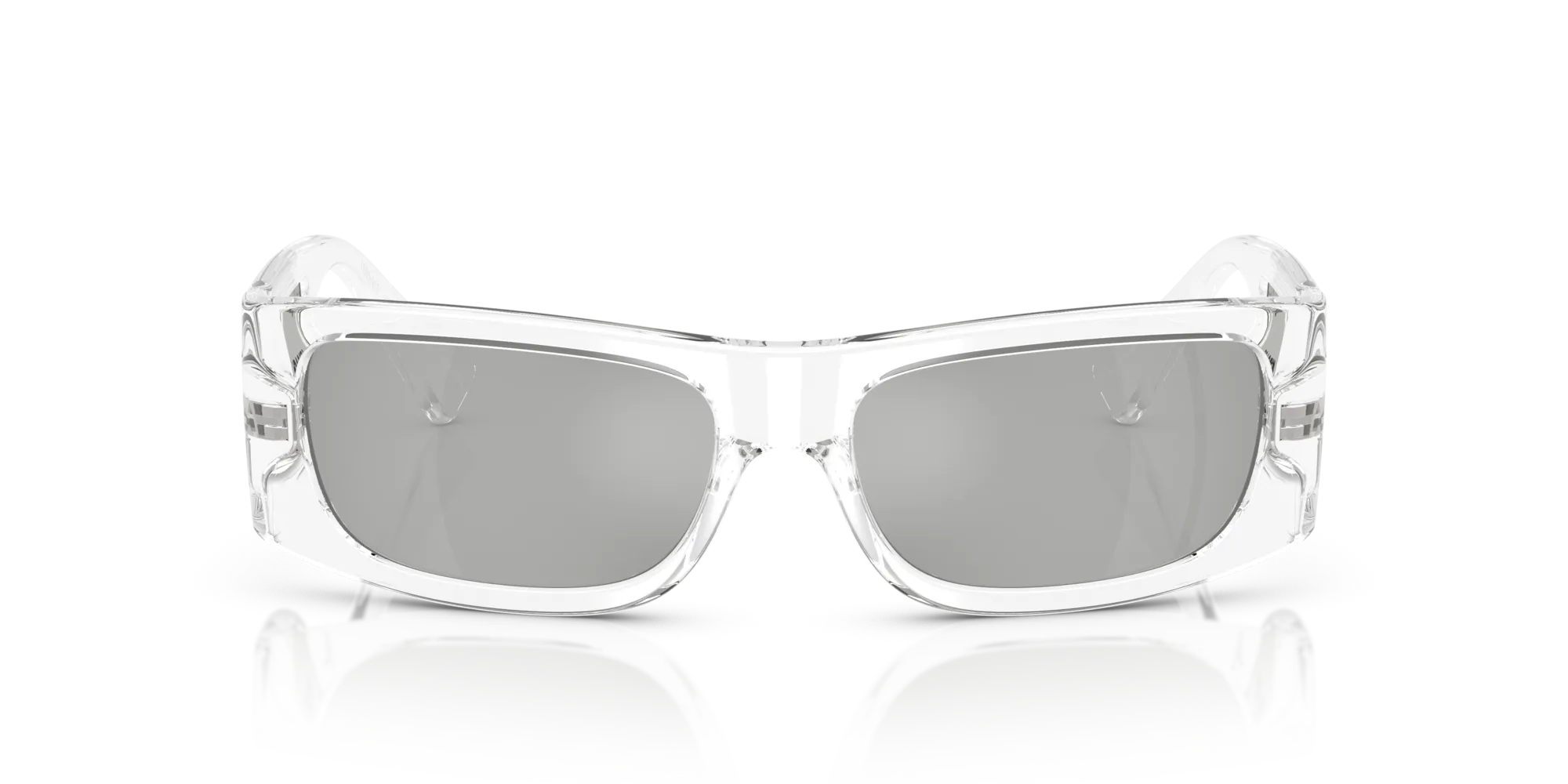Versace VE4482 148/8V Occhiali da sole Iniettato Trasparente Squadrata Specchiate - immagine 3