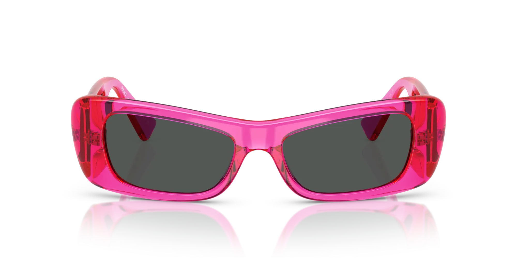 Versace VE4481 543487 Occhiali da sole Iniettato Rosa Grigio Cat Eye Normale - immagine 3