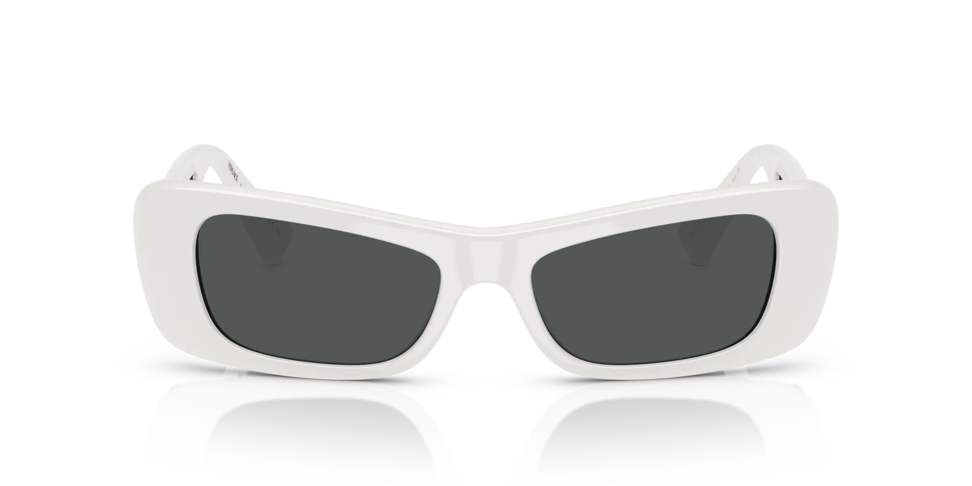 Versace VE4481 314/87 Occhiali da sole Iniettato Bianco Grigio Cat Eye Normale - immagine 3
