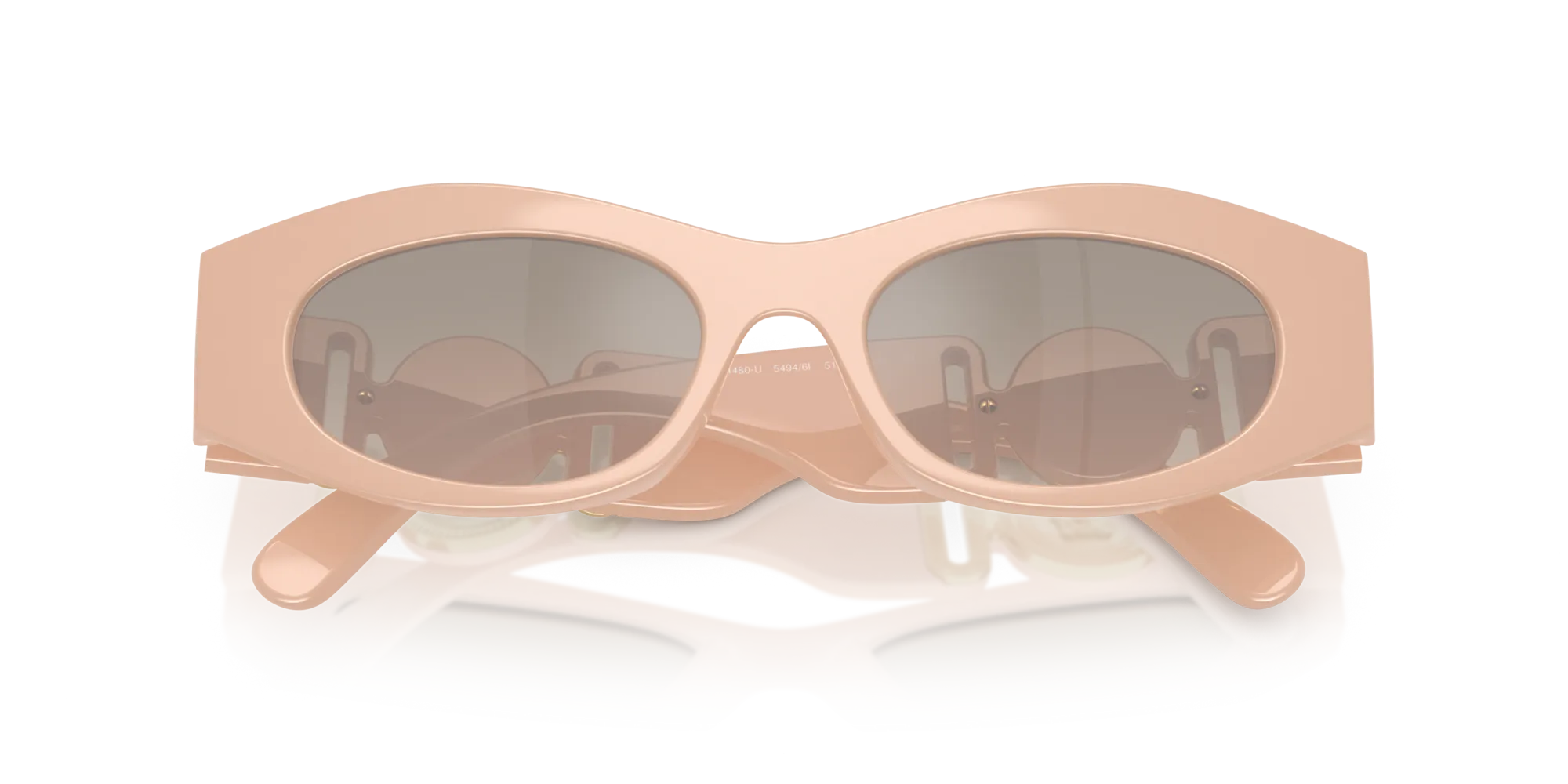 Versace VE4480U 54946I Occhiali da sole Iniettato Rosa Cat Eye Normale ["Sfumato"] - immagine 2