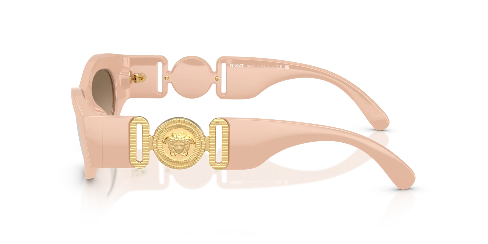 Versace VE4480U 54946I Occhiali da sole Iniettato Rosa Cat Eye Normale ["Sfumato"] - immagine 4