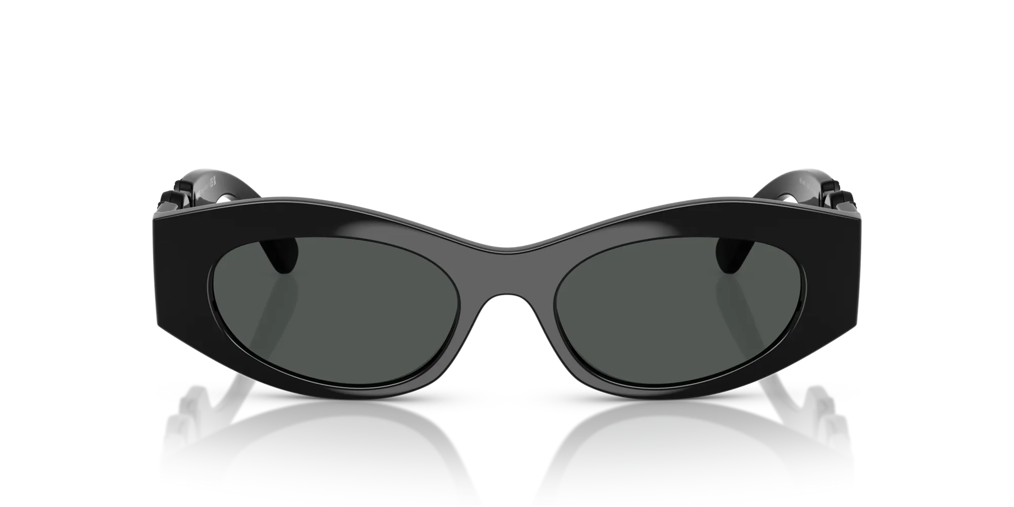Versace VE4480U 536087 Occhiali da sole Iniettato Nero Grigio Cat Eye Normale - immagine 3