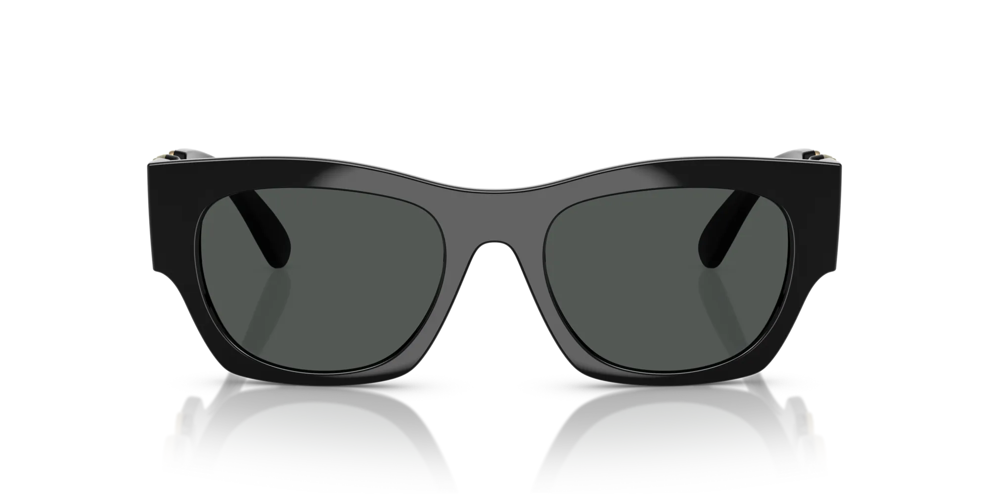 Versace VE4479U GB1/87 Occhiali da sole Iniettato Nero Grigio Squadrata Normale - immagine 3