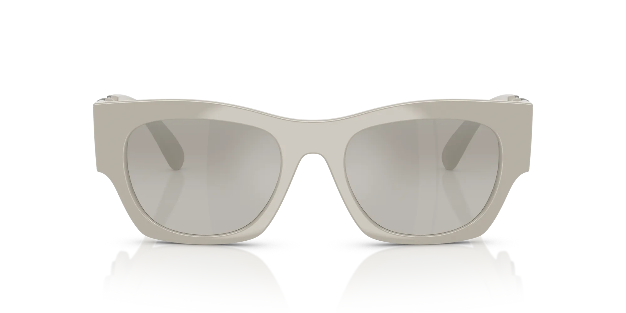 Versace VE4479U 55016V Occhiali da sole Iniettato Grigio Grigio Squadrata Normale Sfumato - immagine 3