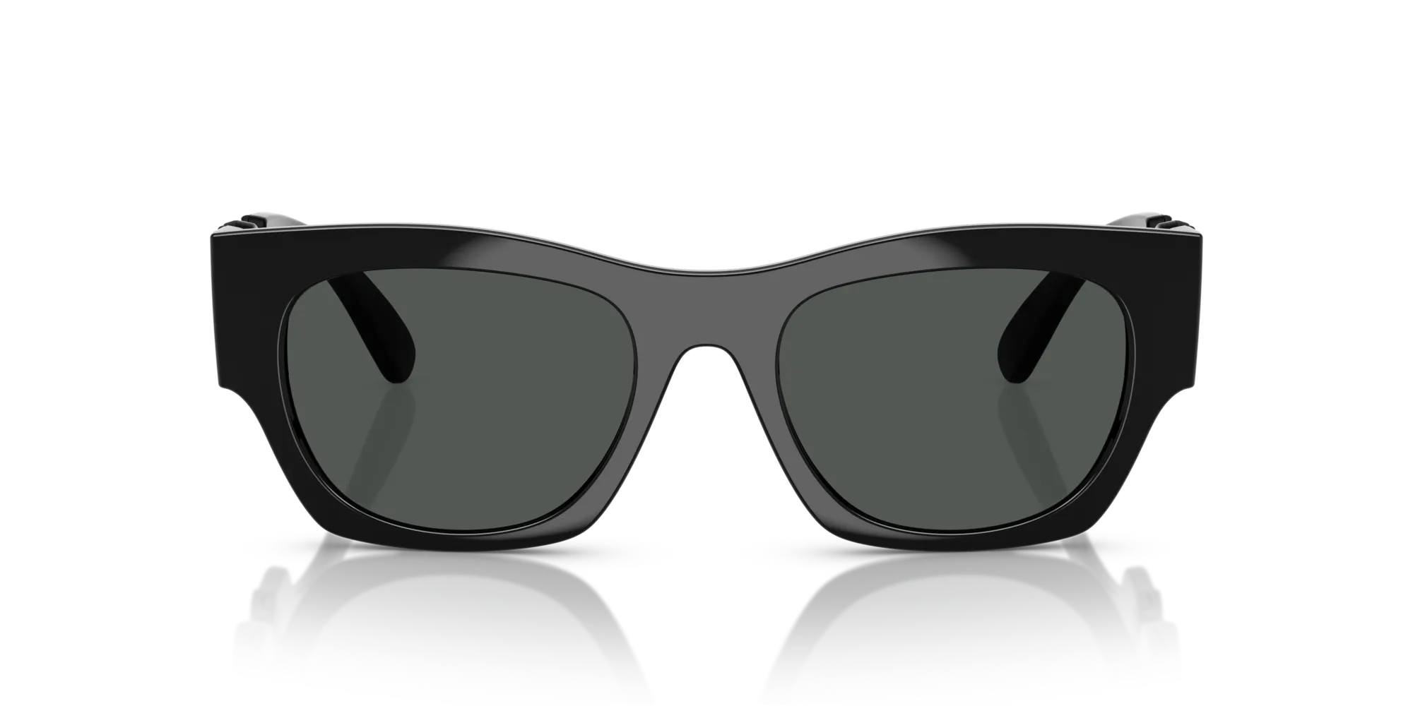 Versace VE4479U 536087 Occhiali da sole Iniettato Nero Grigio Squadrata Normale - immagine 3