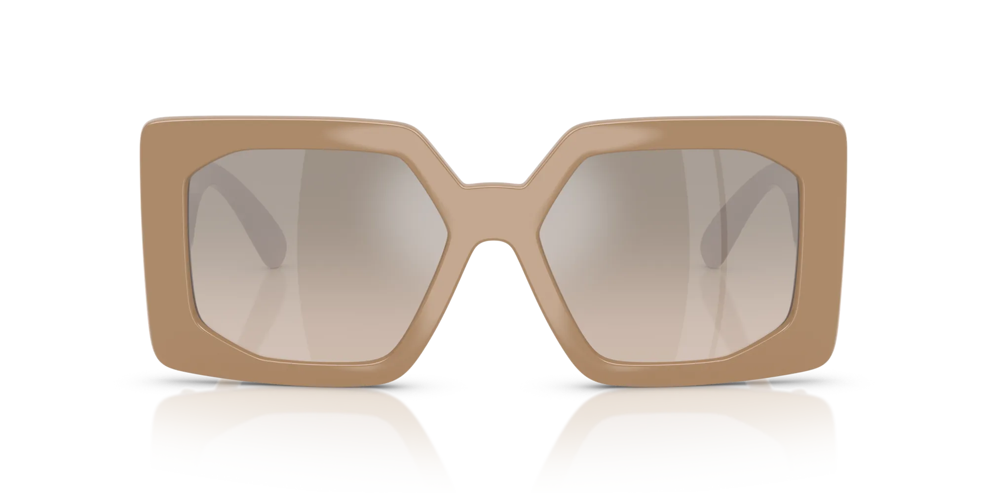 Versace VE4478U 549961 Occhiali da sole Iniettato Beige Squadrata Normale ["Sfumato"] - immagine 3